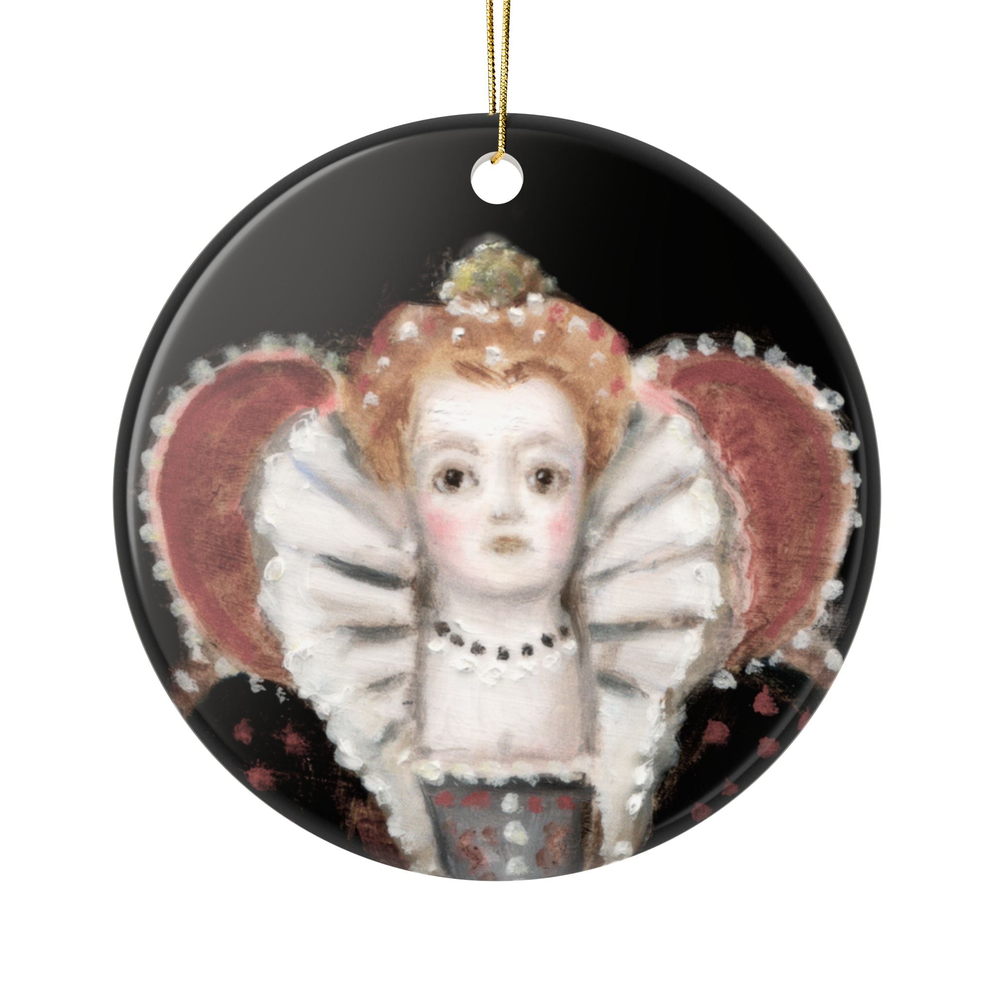 Elizabeth I Ceramic Ornament