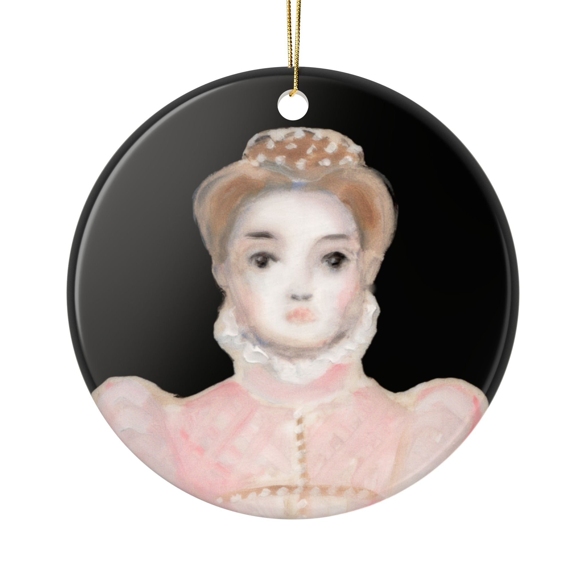 La Princesse de Cleves Ceramic Ornament