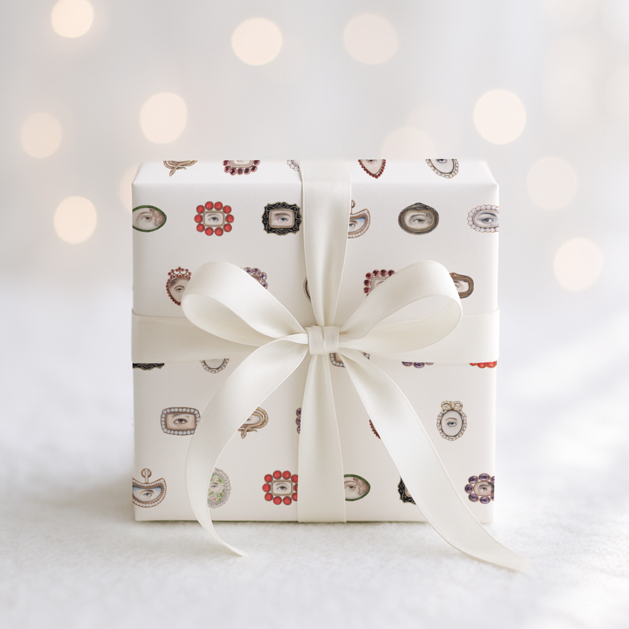 Lover's Eye Wrapping Paper (Soft Cream)