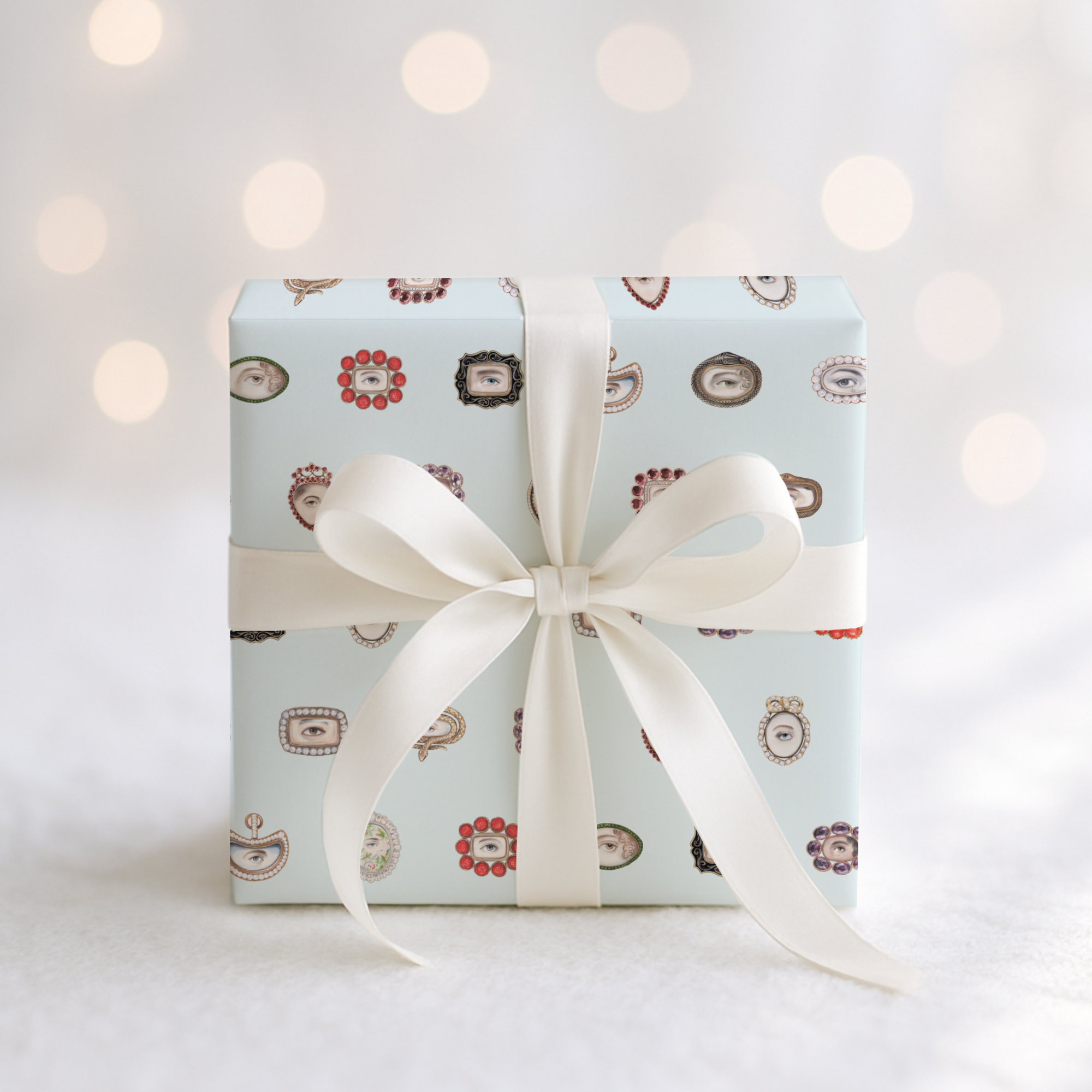 Lover's Eye Wrapping Paper (Robin's Egg Blue)