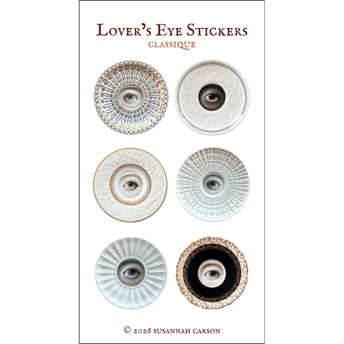 Lover's Eye Sticker Sheet: Classique