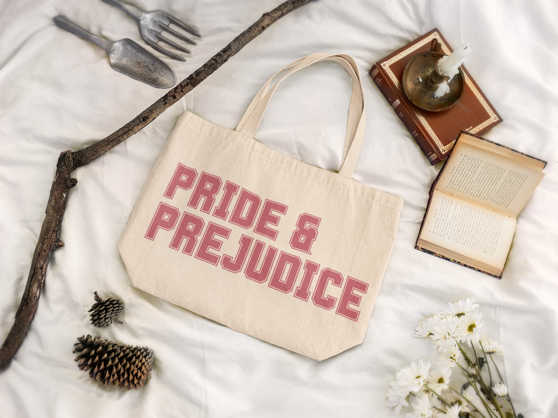 Jane Austen "Pride and Prejudice" Oversized Tote