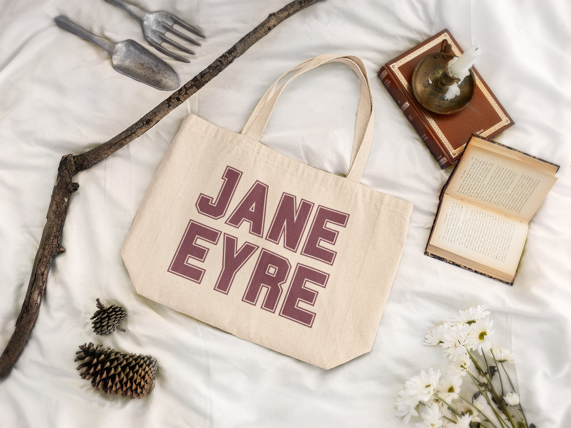 Charlotte Bronte "Jane Eyre" Oversized Tote