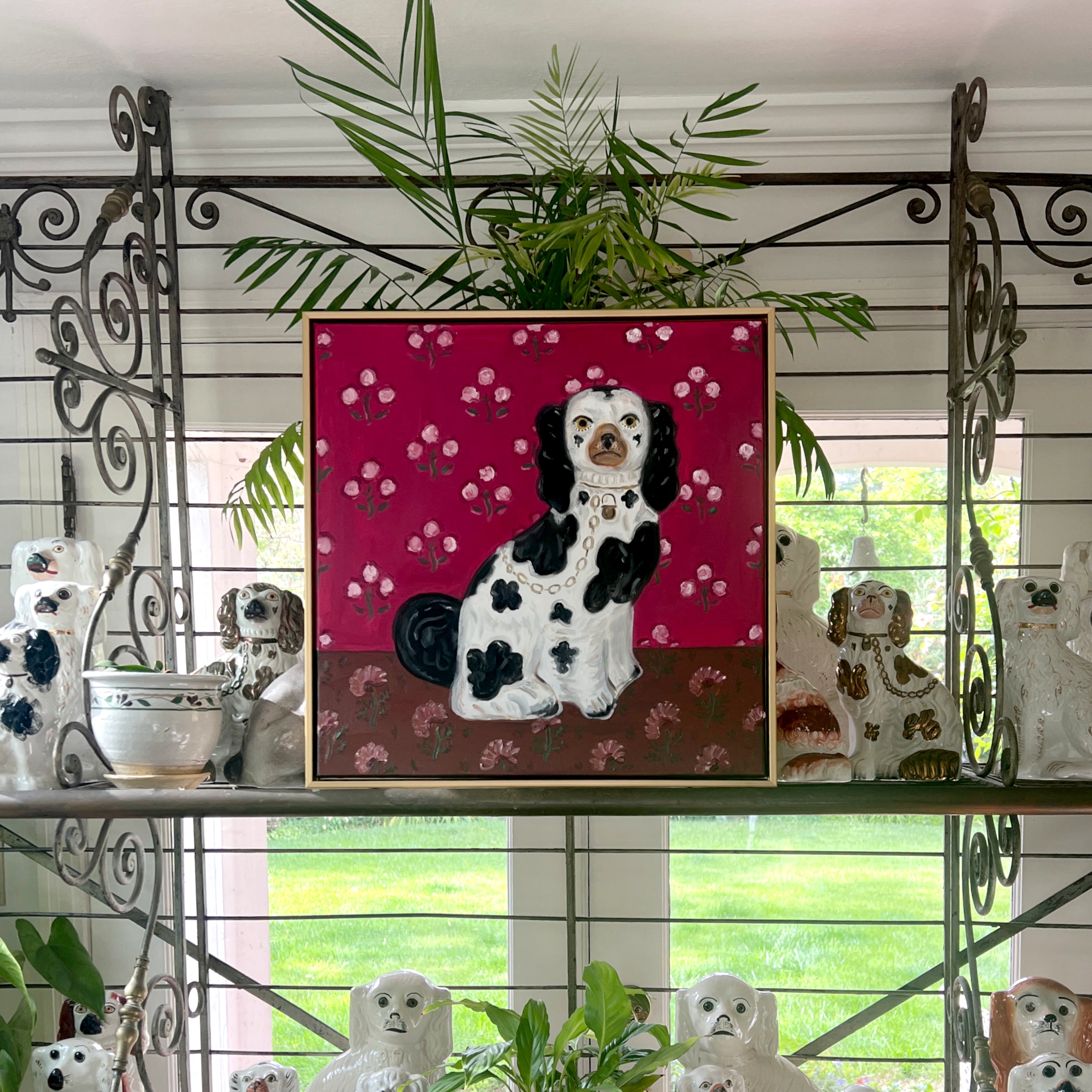 Daphne the Staffordshire Spaniel Portrait