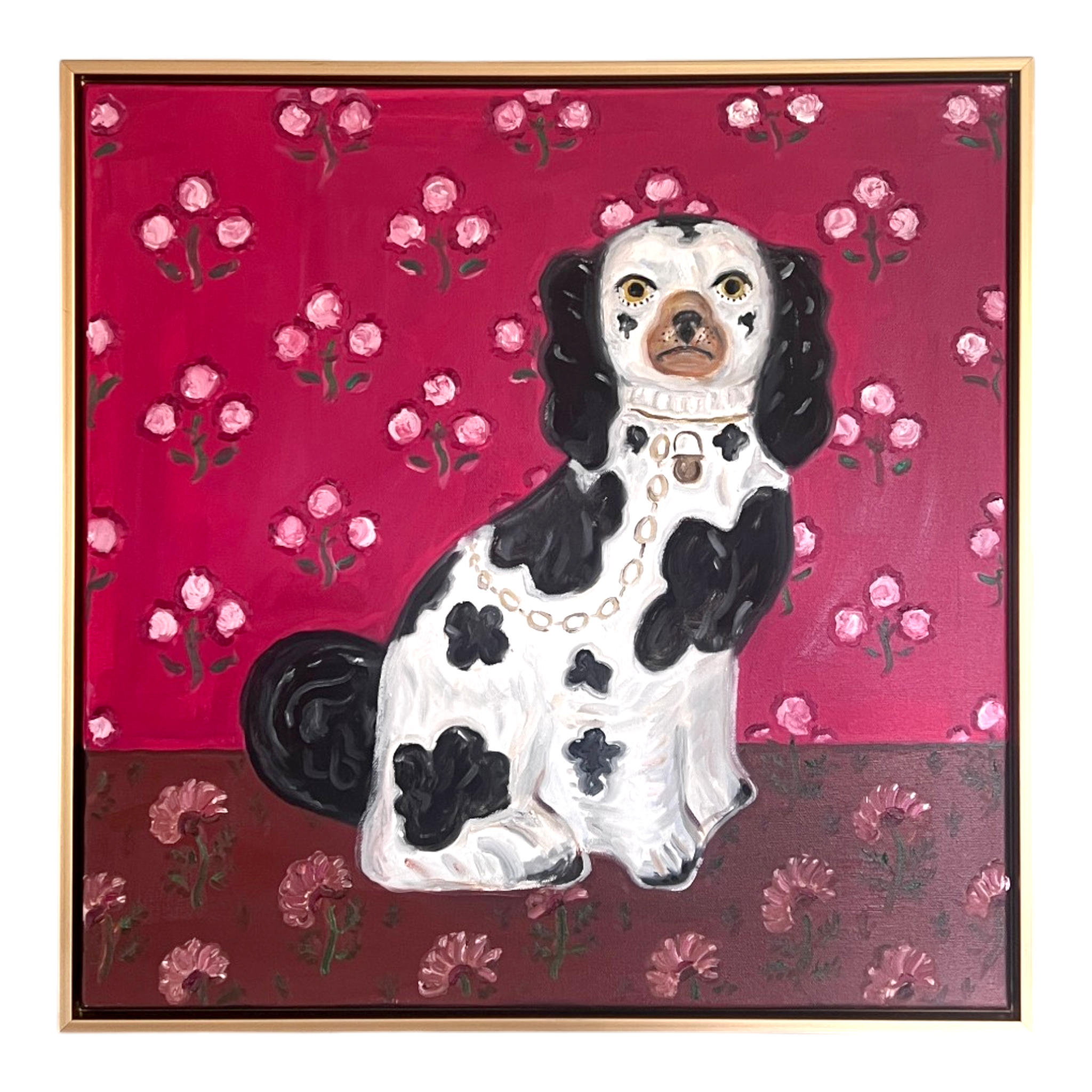 Daphne the Staffordshire Spaniel Portrait