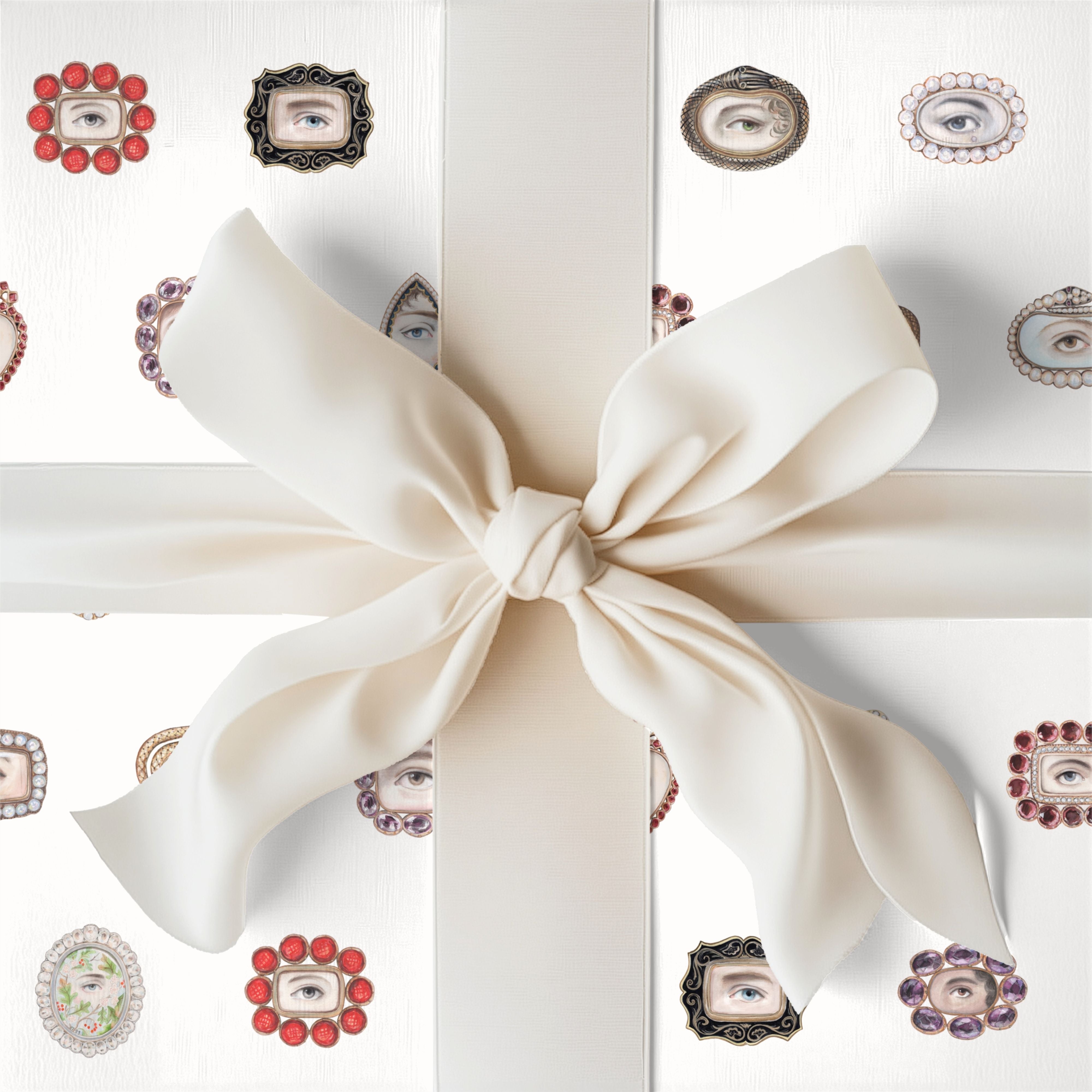 Lover's Eye Wrapping Paper (Soft Cream)