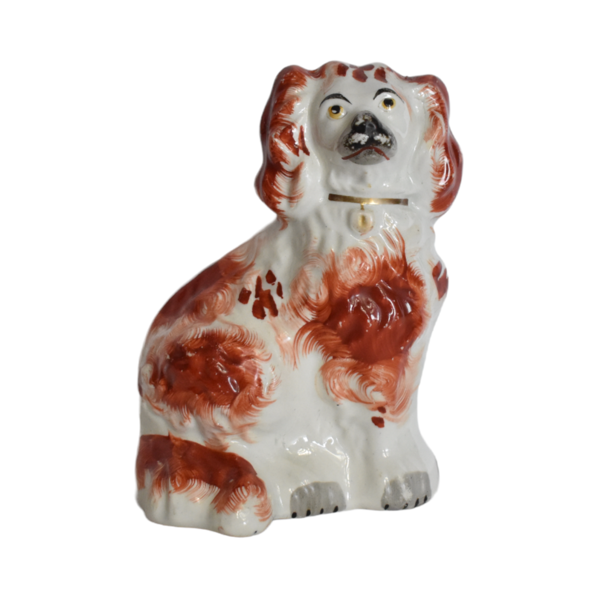 No. 1019 Thomas the Red & White Staffordshire Spaniel and His Portrait