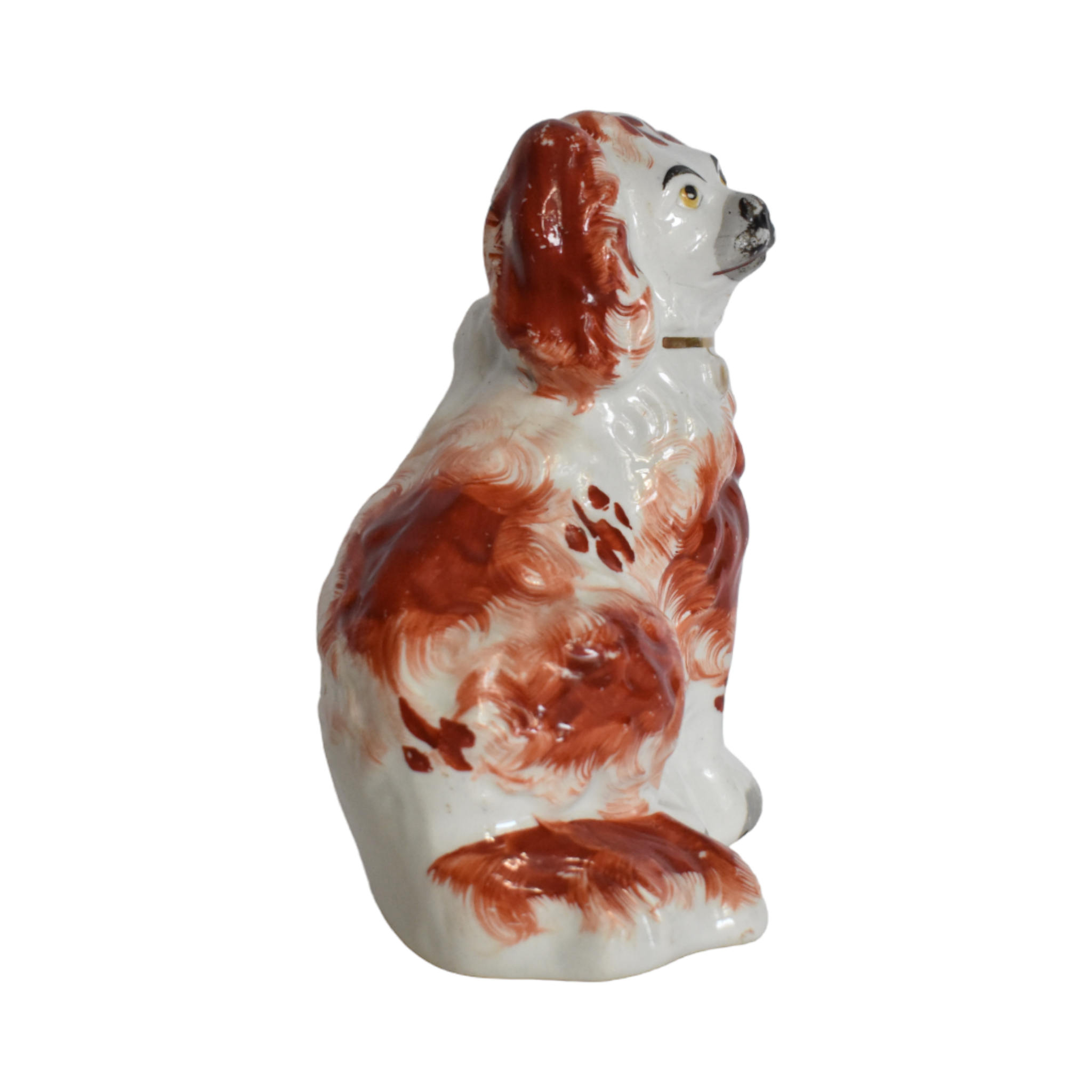 No. 1019 Thomas the Red & White Staffordshire Spaniel and His Portrait