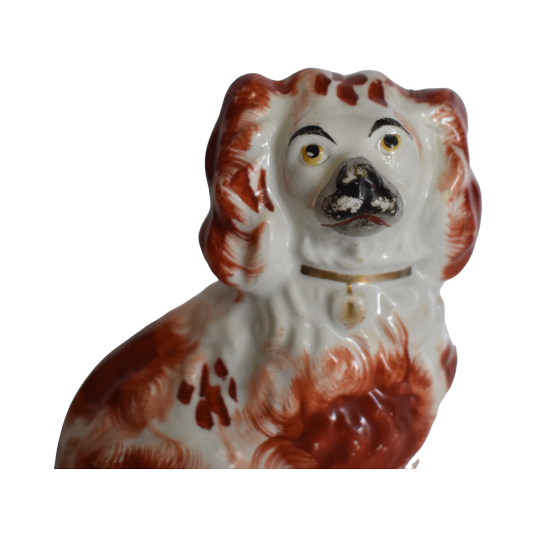 No. 1019 Thomas the Red & White Staffordshire Spaniel and His Portrait