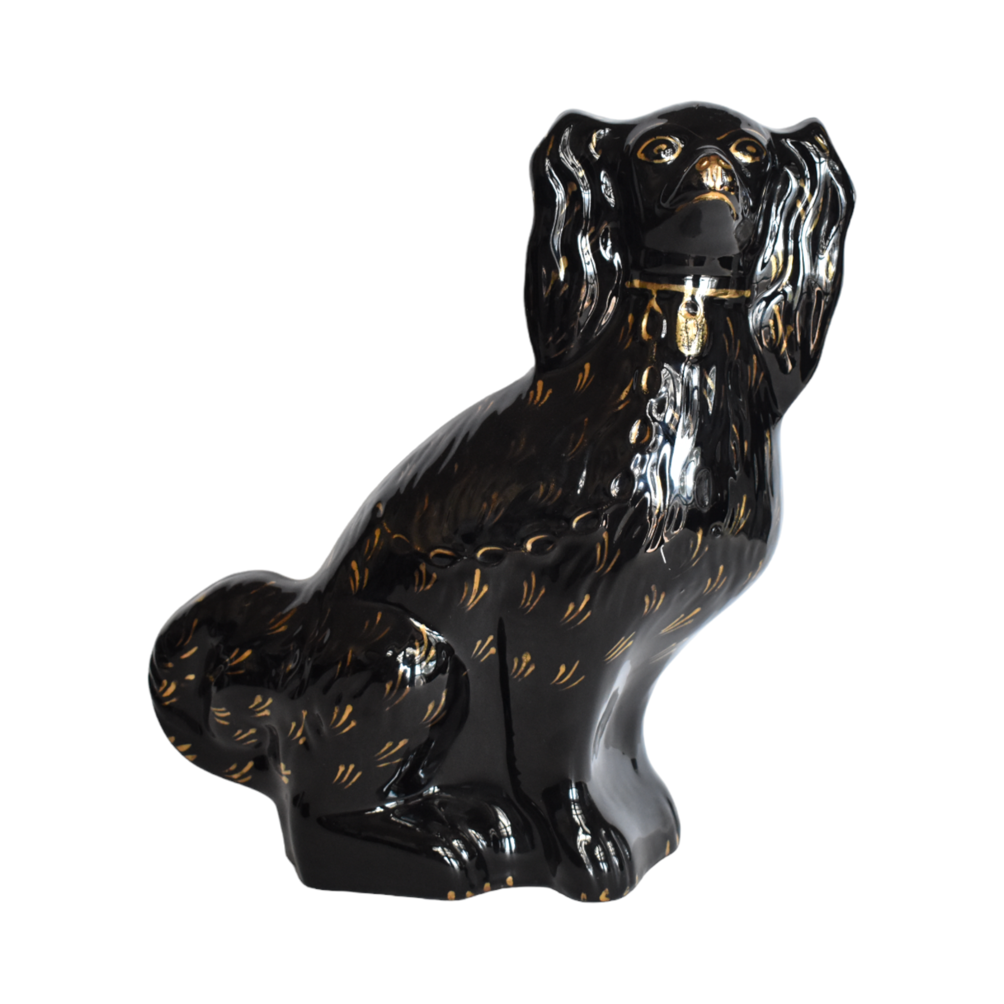 No. 1014 Othello the Jackfield Staffordshire Spaniel and His Portrait