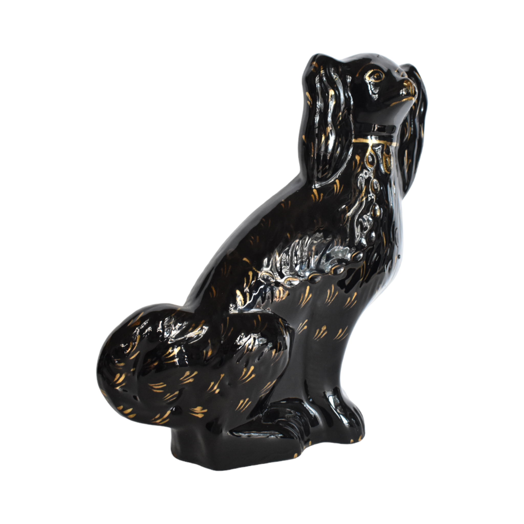 No. 1014 Othello the Jackfield Staffordshire Spaniel and His Portrait