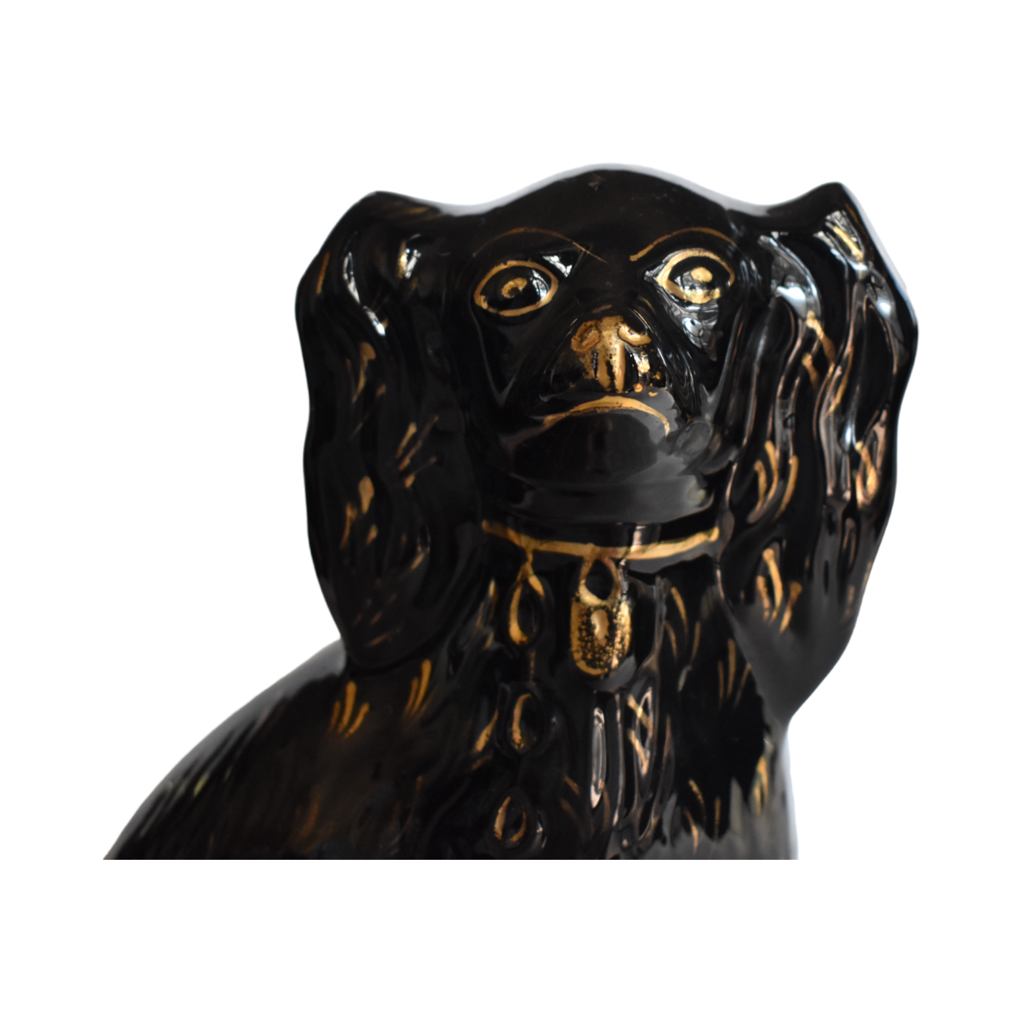 No. 1014 Othello the Jackfield Staffordshire Spaniel and His Portrait