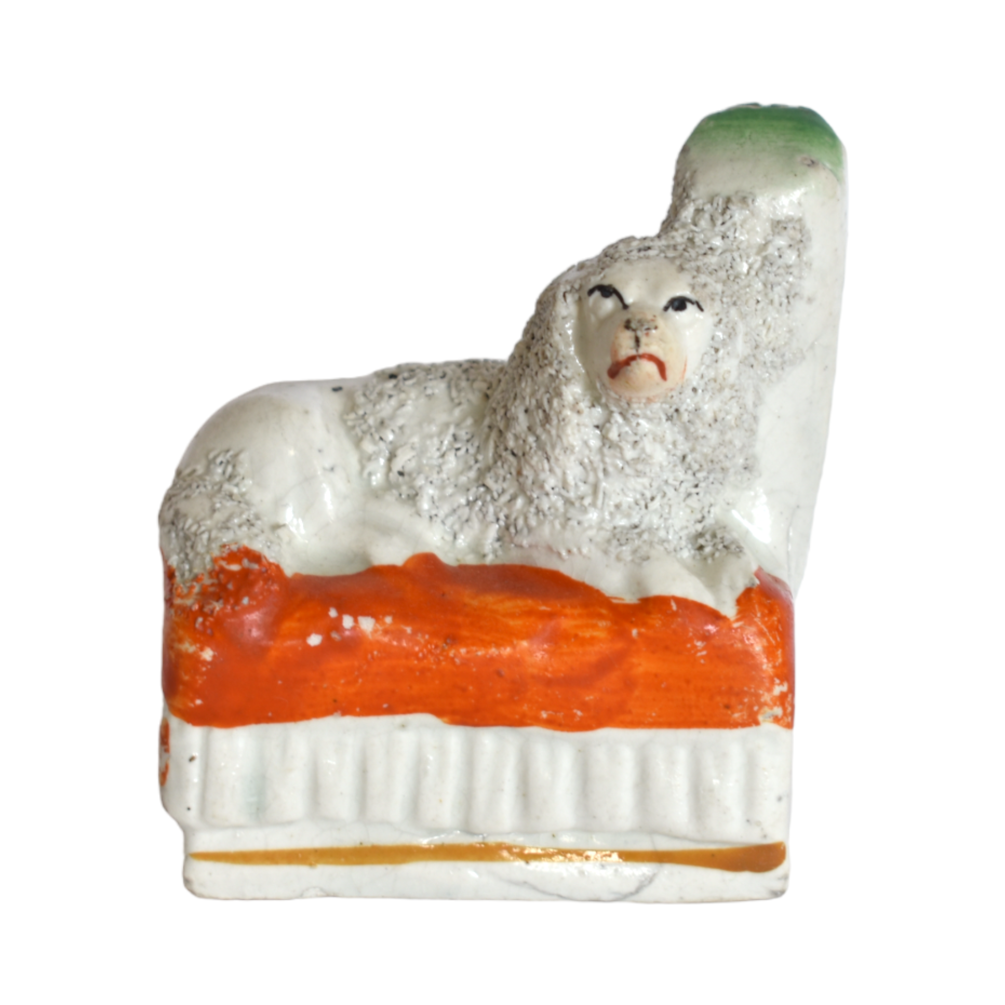 No. 1004 Fitz the Fairing Staffordshire Poodle and his Portrait