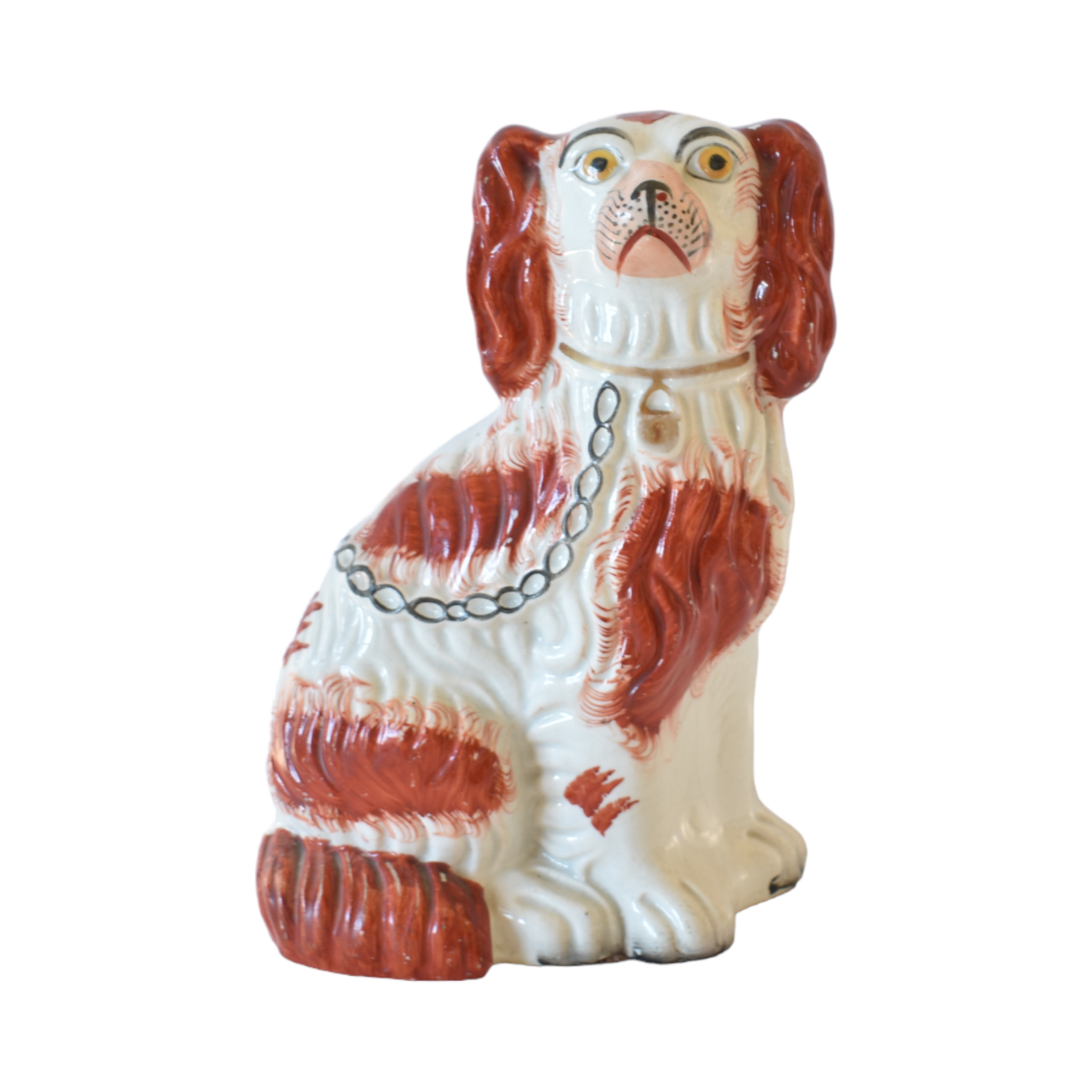 No. 1031 Crispin & Catherine the Red and White Staffordshire Spaniels & Their Portraits