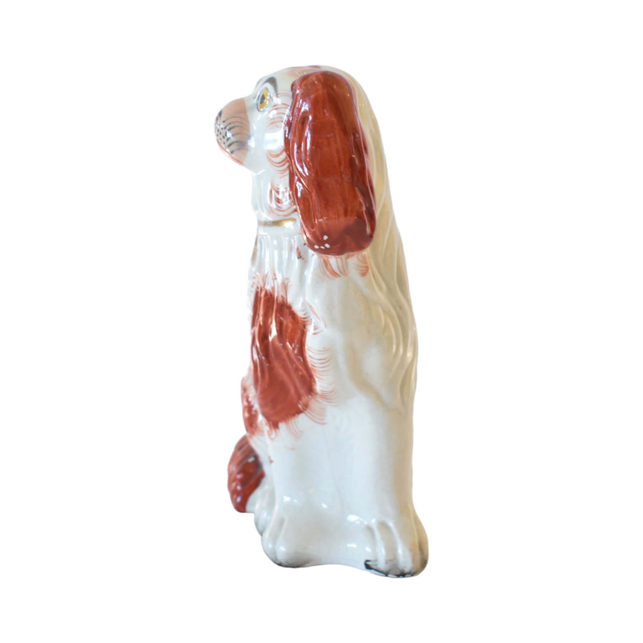 No. 1031 Crispin & Catherine the Red and White Staffordshire Spaniels & Their Portraits