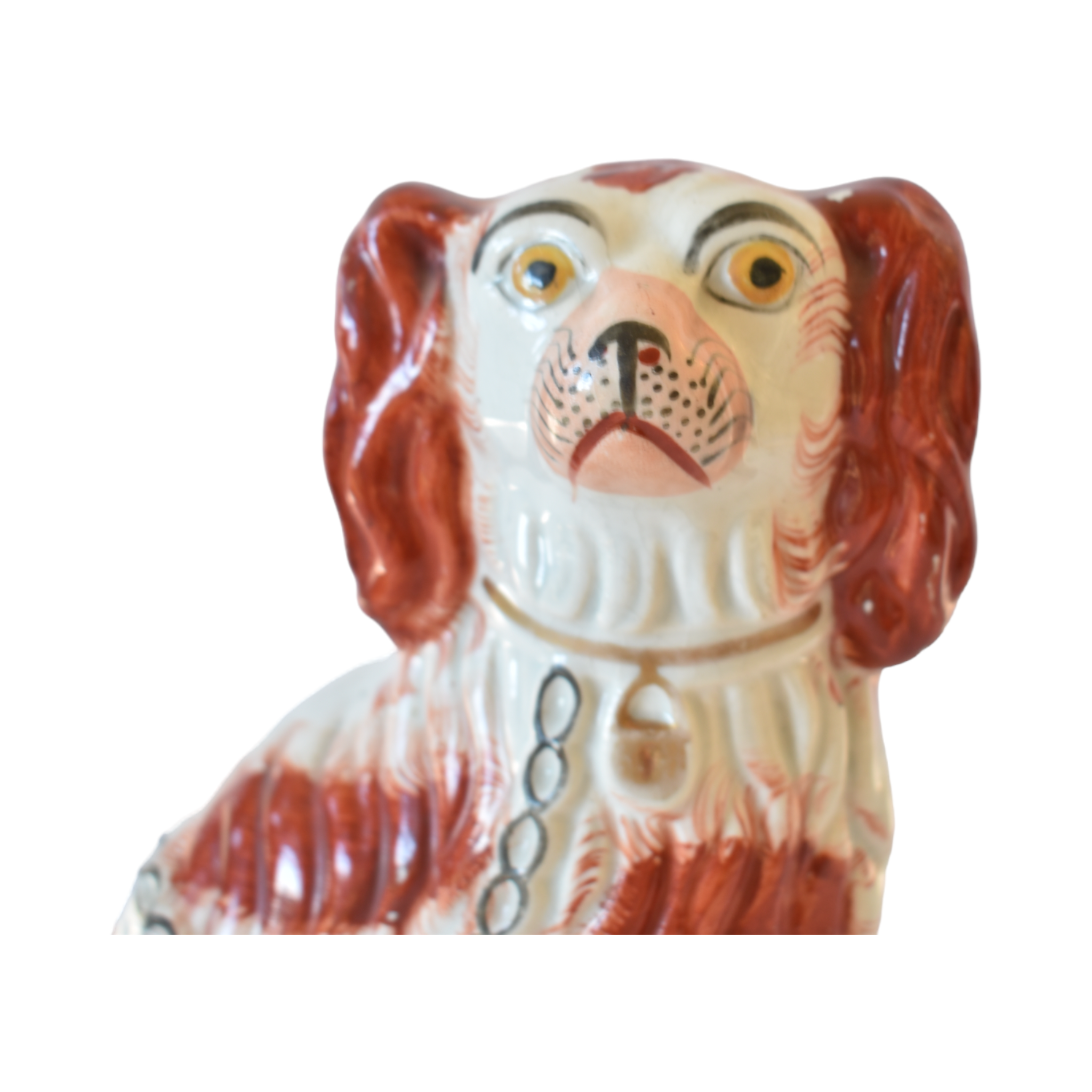 No. 1031 Crispin & Catherine the Red and White Staffordshire Spaniels & Their Portraits