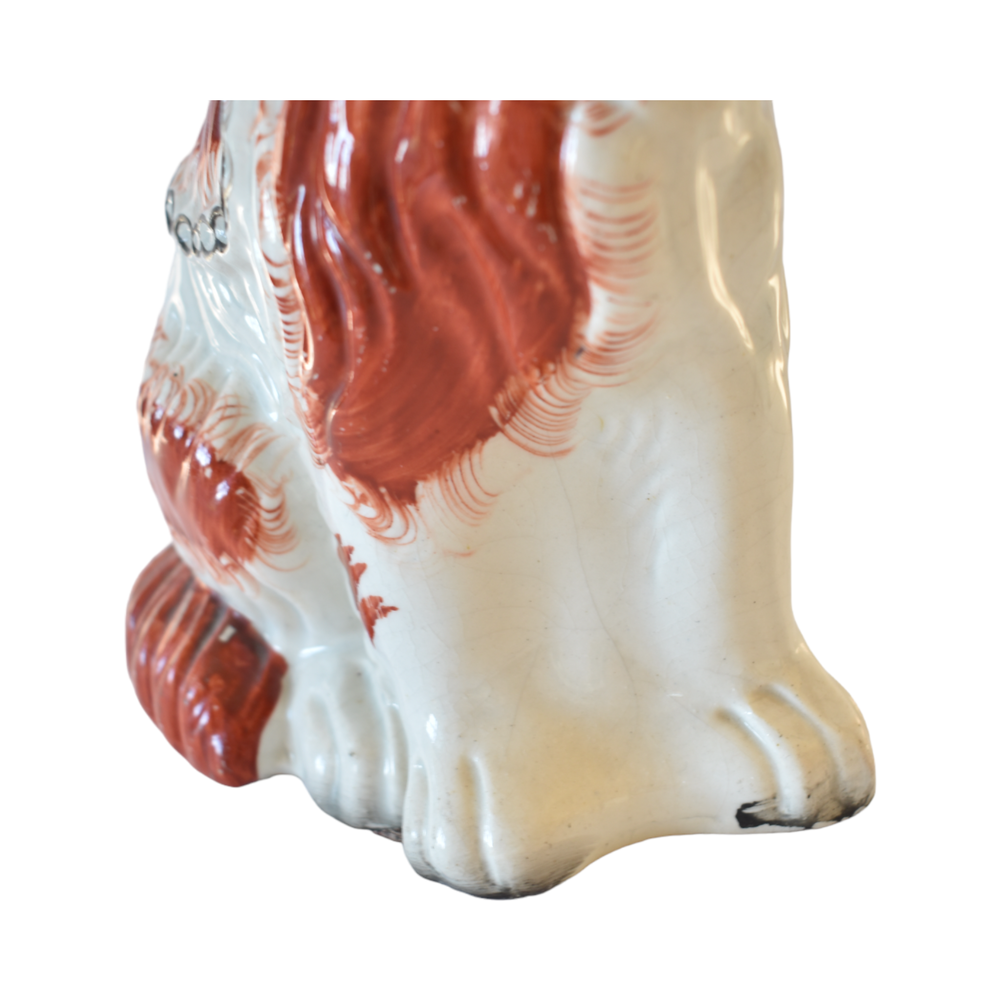 No. 1031 Crispin & Catherine the Red and White Staffordshire Spaniels & Their Portraits