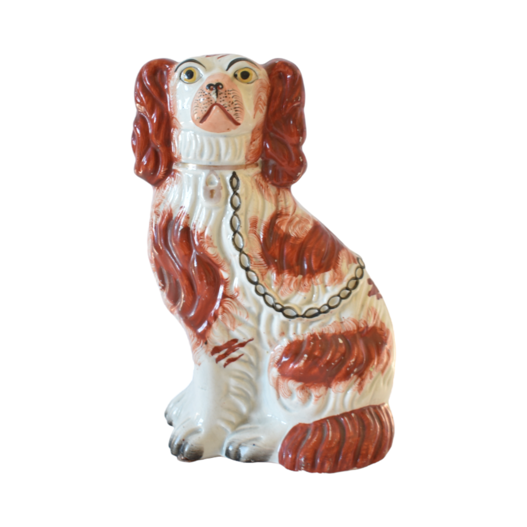 No. 1031 Crispin & Catherine the Red and White Staffordshire Spaniels & Their Portraits