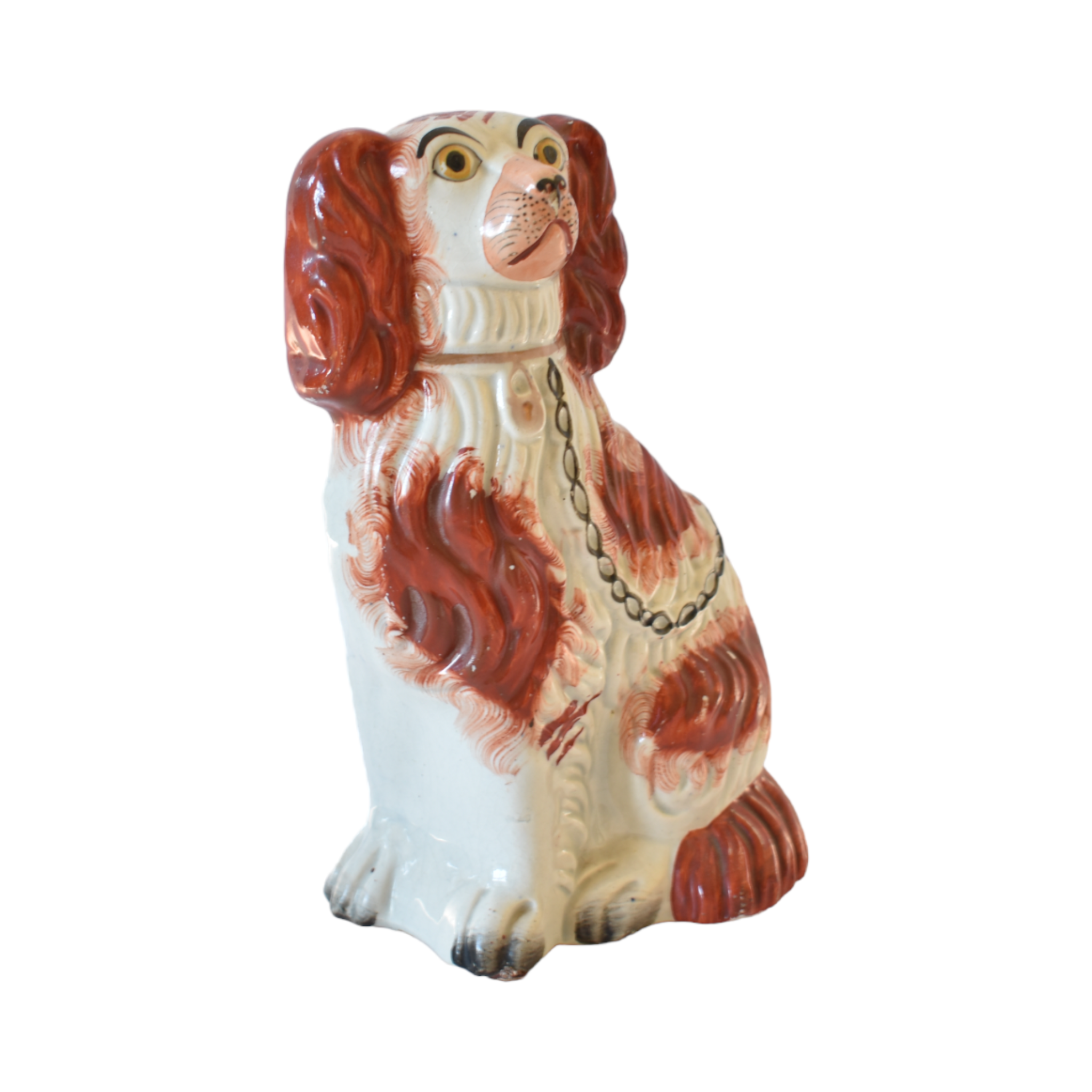 No. 1031 Crispin & Catherine the Red and White Staffordshire Spaniels & Their Portraits