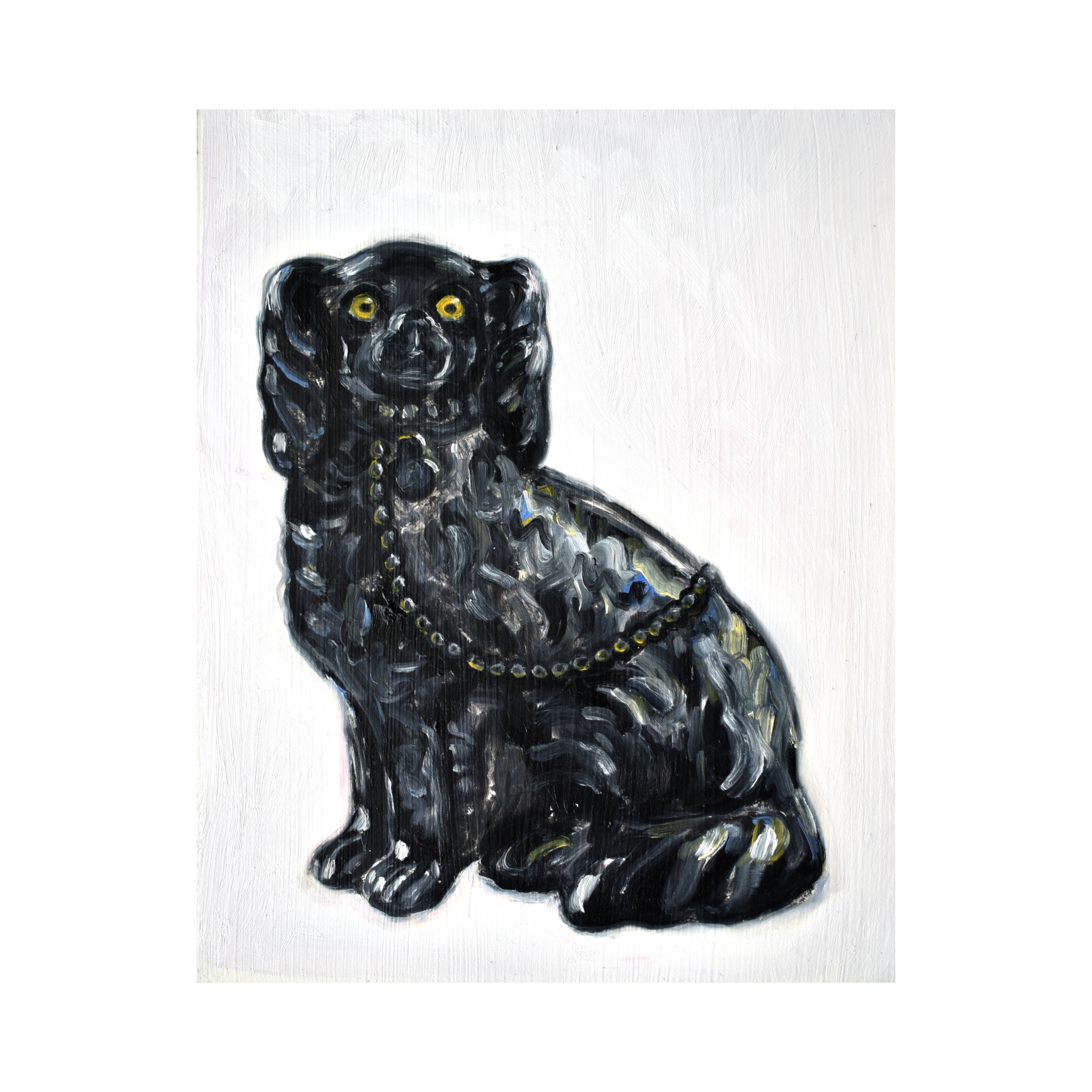 Pearl the Staffordshire Spaniel Giclée Art Print (7"x10")