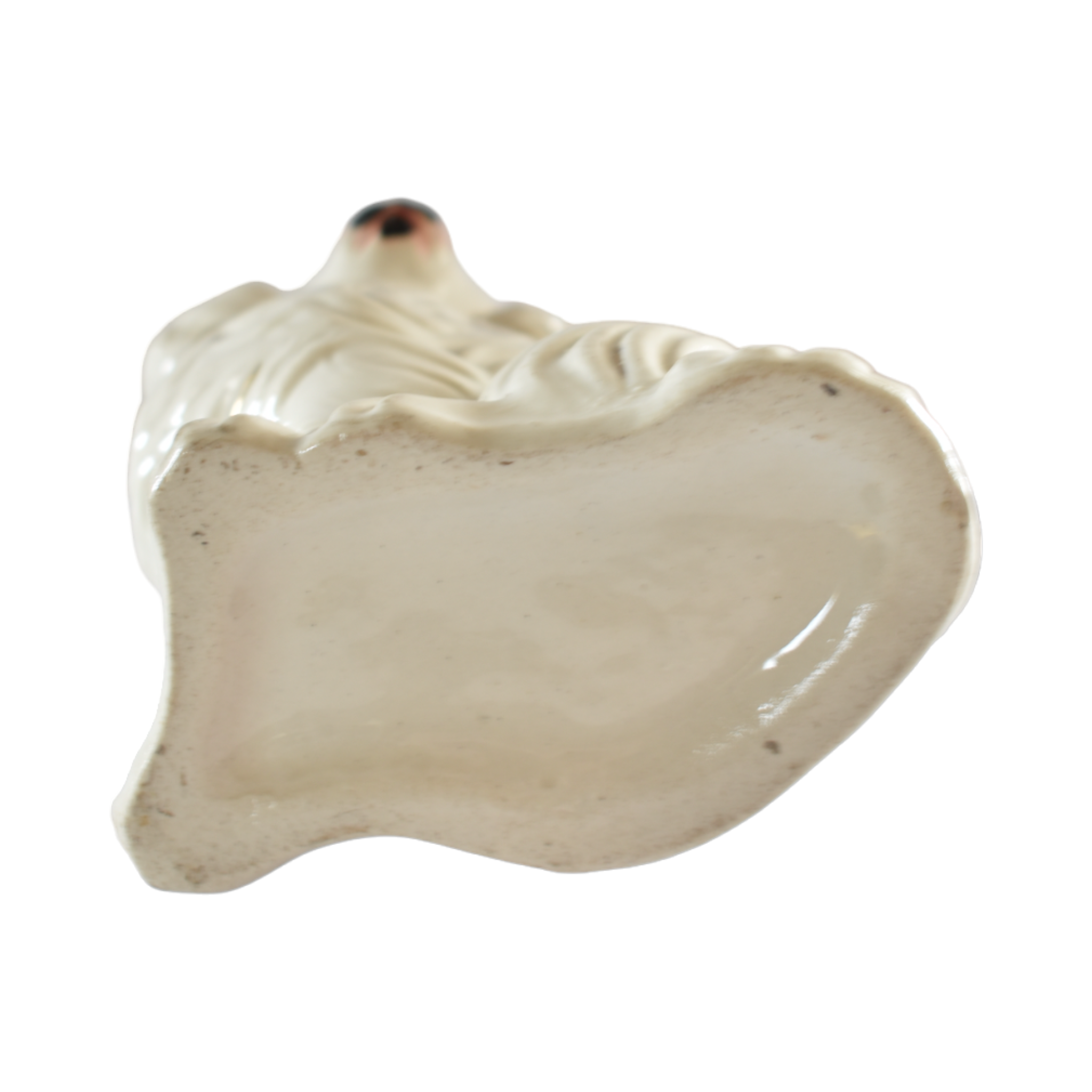 No. 1040 Barnabas the White Staffordshire Spaniel and His Portrait