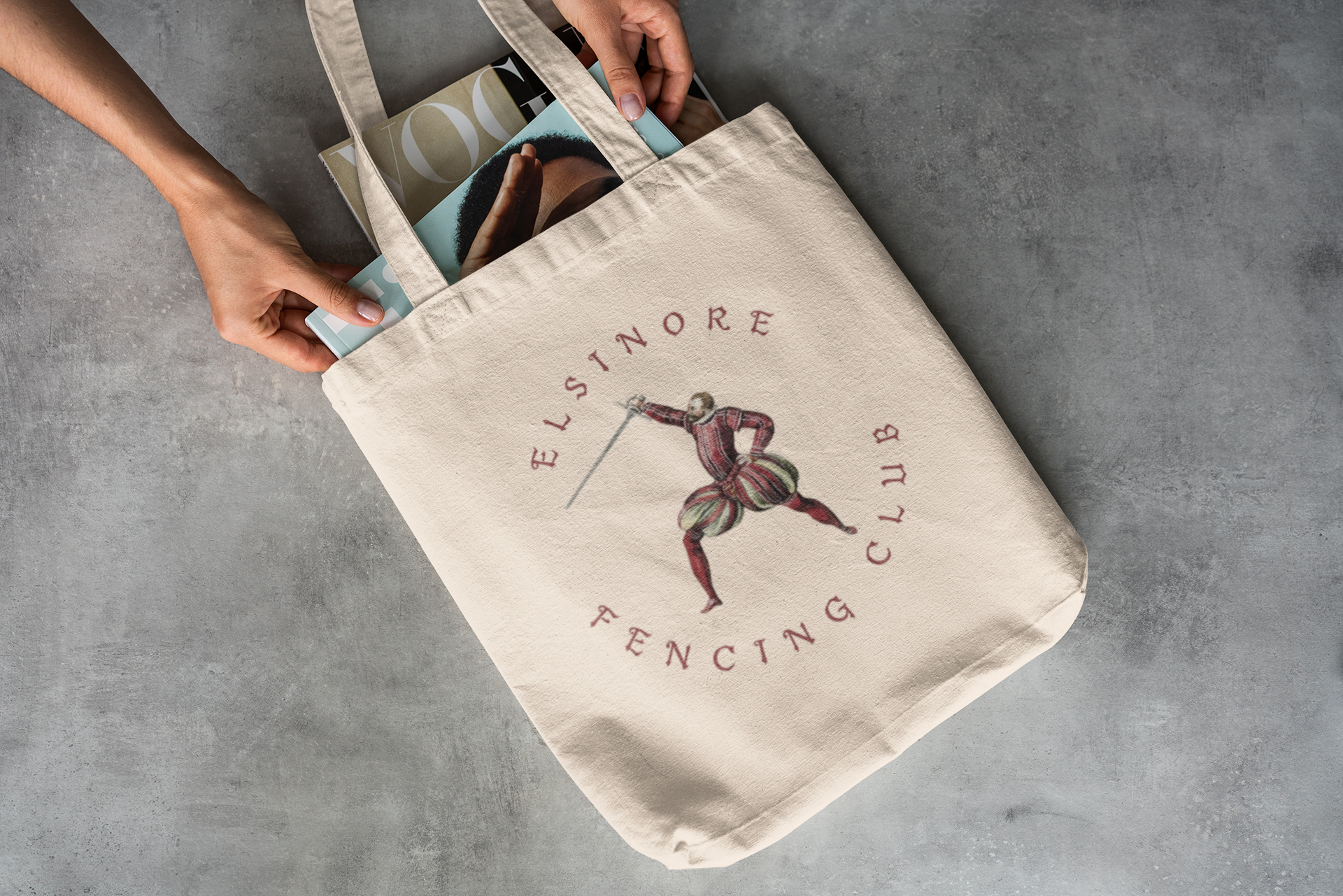 Elsinore Fencing Club Tote Bag