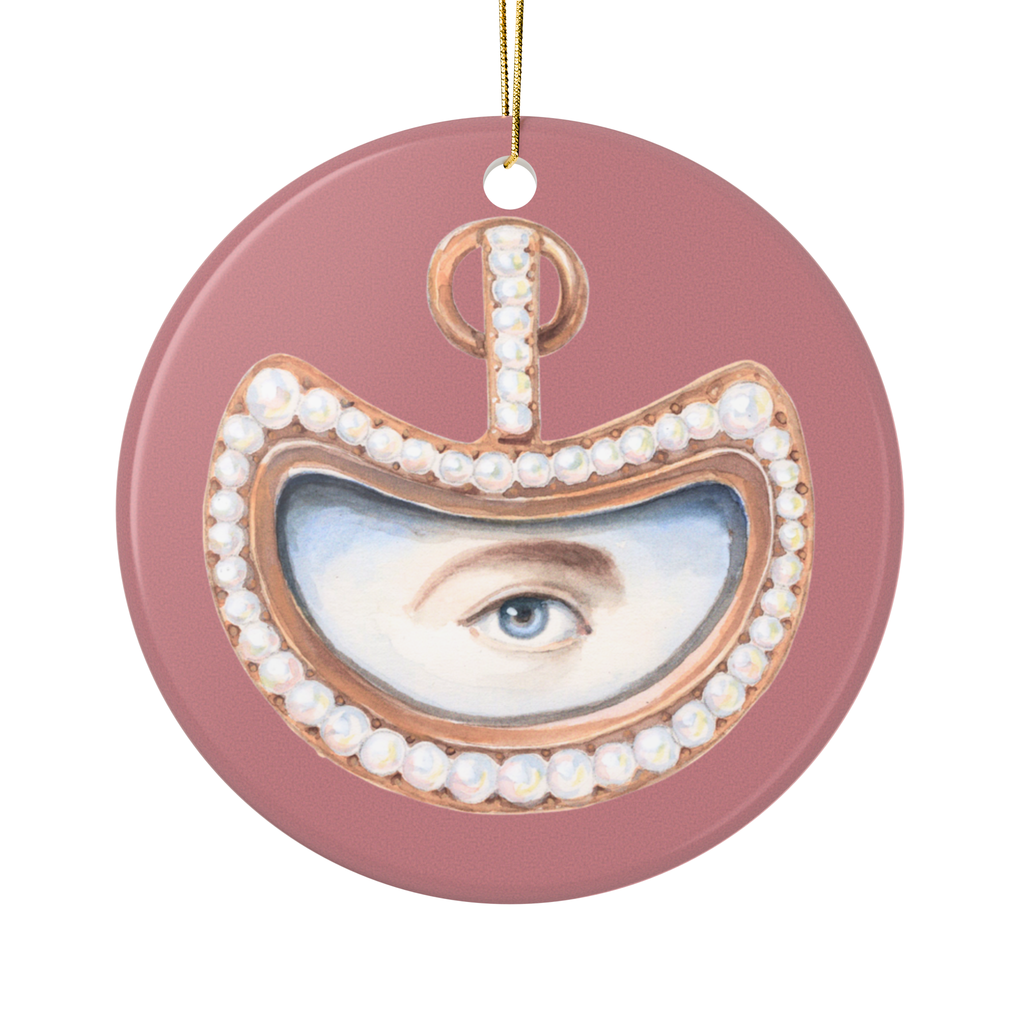 Collection No. Two - 6 Lover's Eye Ceramic Christmas Ornaments