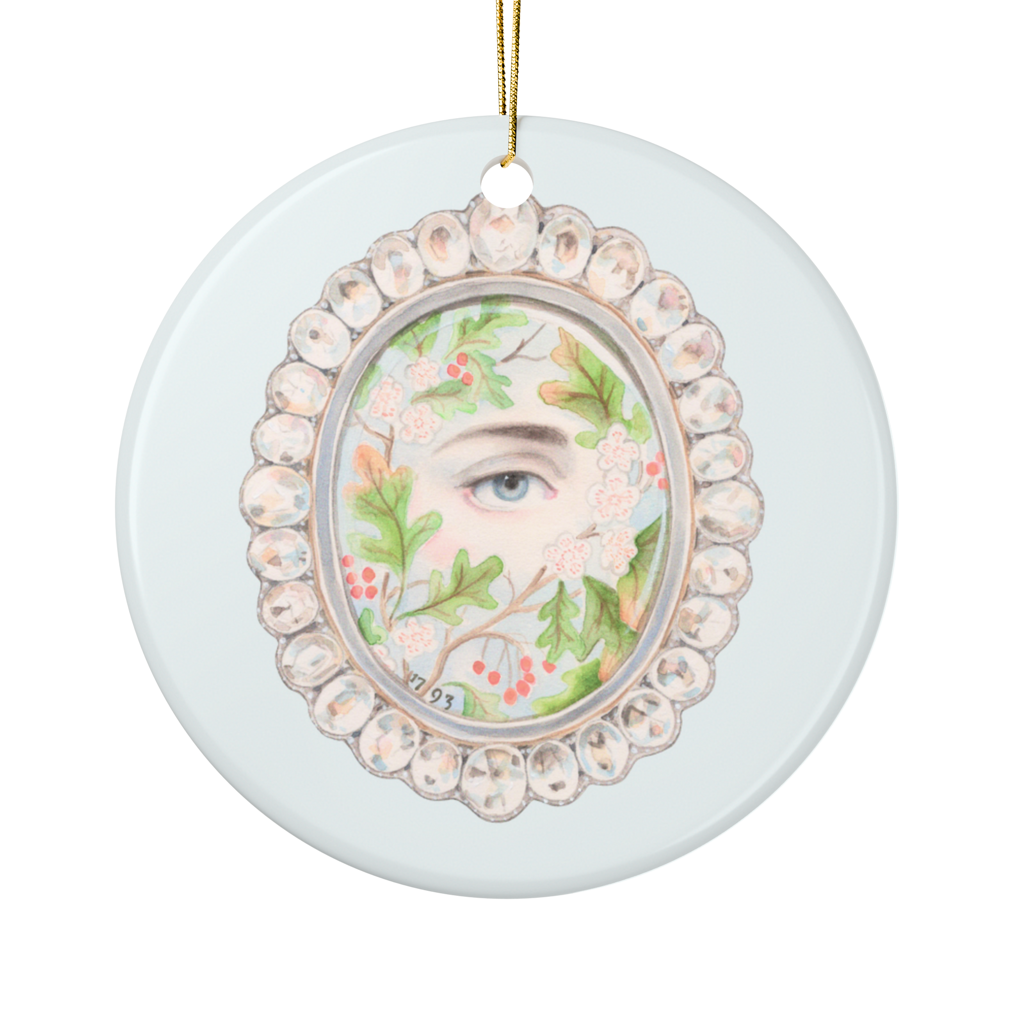 Collection No. Two - 6 Lover's Eye Ceramic Christmas Ornaments