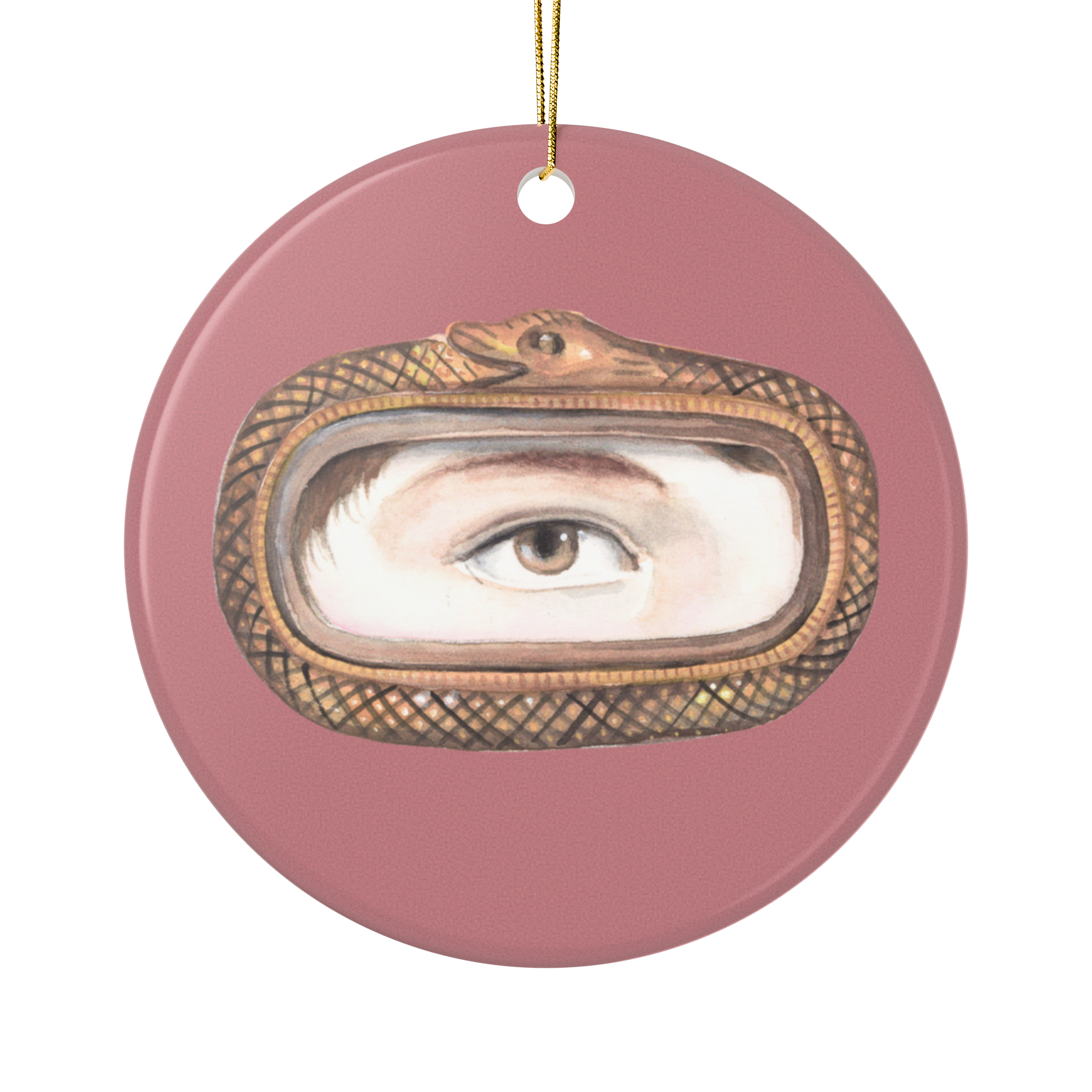 Collection No. Three - 6 Lover's Eye Ceramic Christmas Ornaments