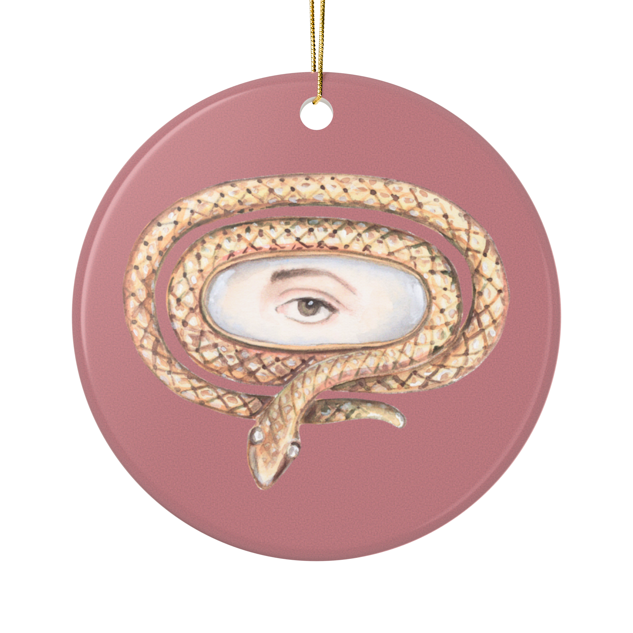 Collection No. Three - 6 Lover's Eye Ceramic Christmas Ornaments