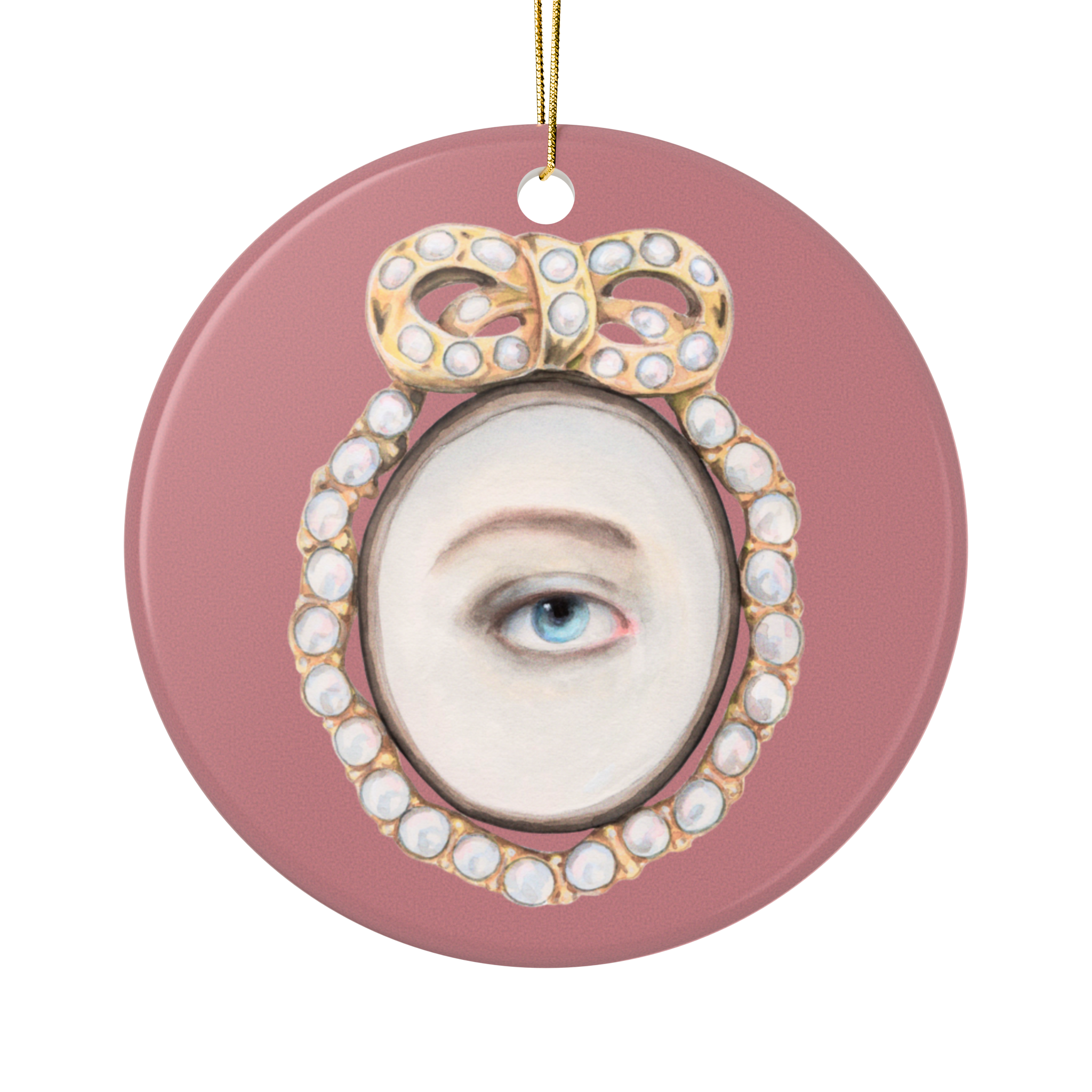 Collection No. One - 6 Lover's Eye Ceramic Christmas Ornaments