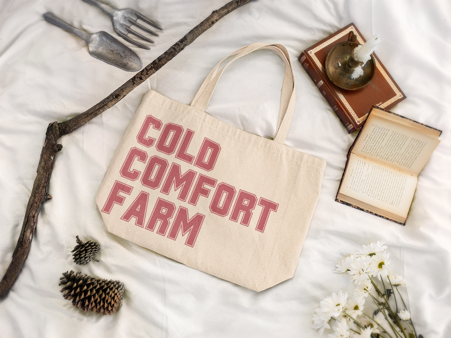 Stella Gibbons "Cold Comfort Farm" Oversized Tote