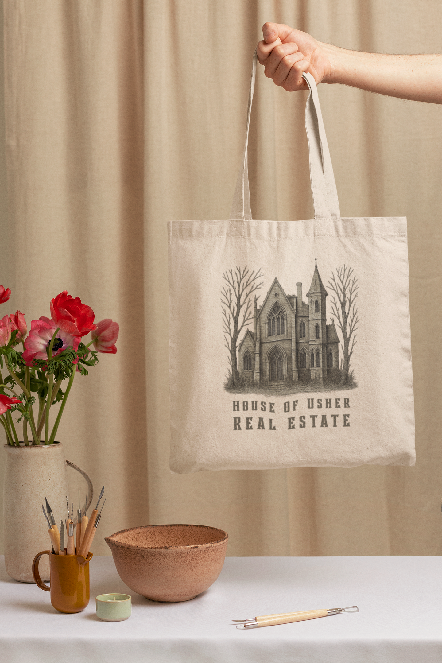 House of Usher Real Estate Tote Bag