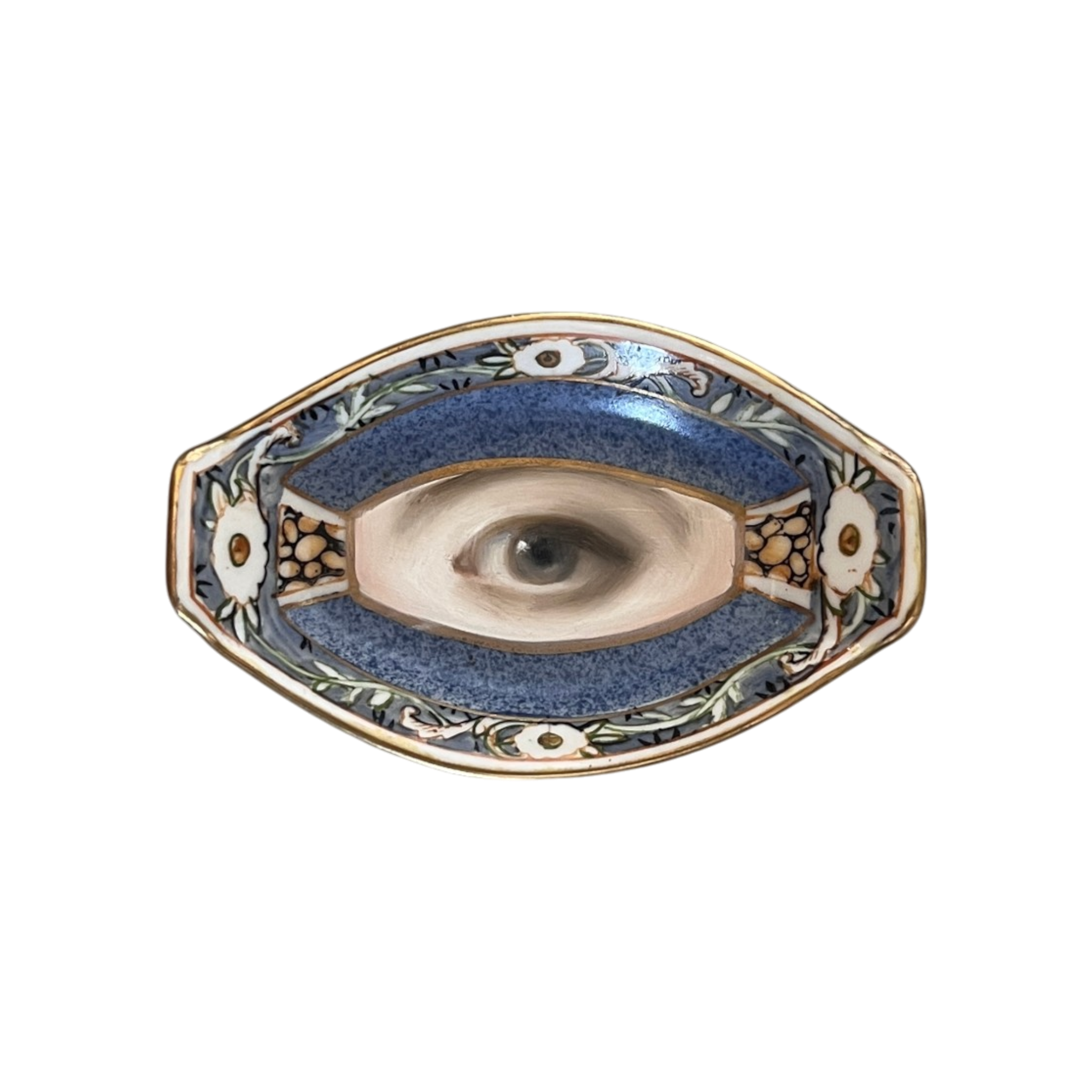 No. 3616 Miniature Lover's Eye Art Deco Plate