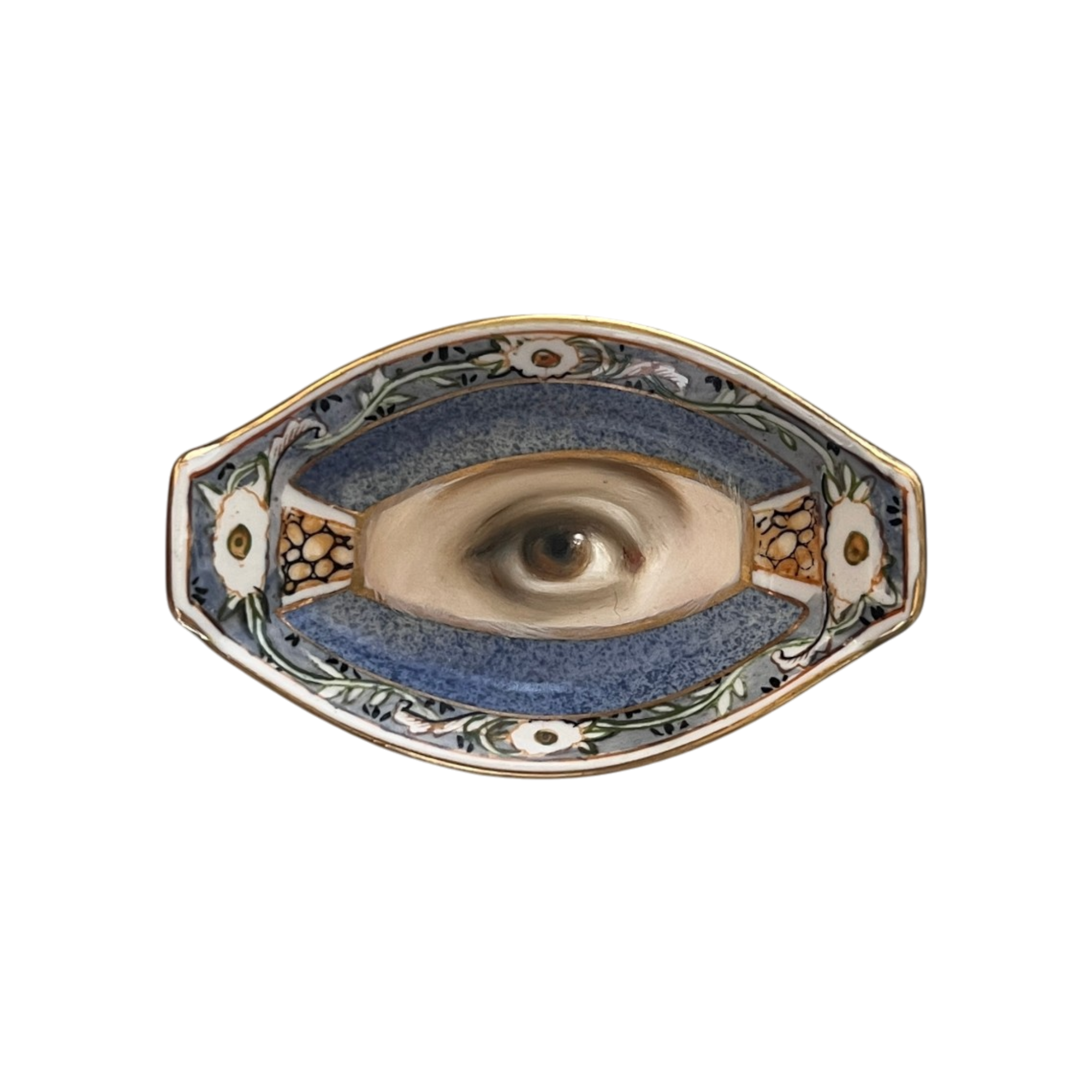 No. 3620 Miniature Lover's Eye Art Deco Plate