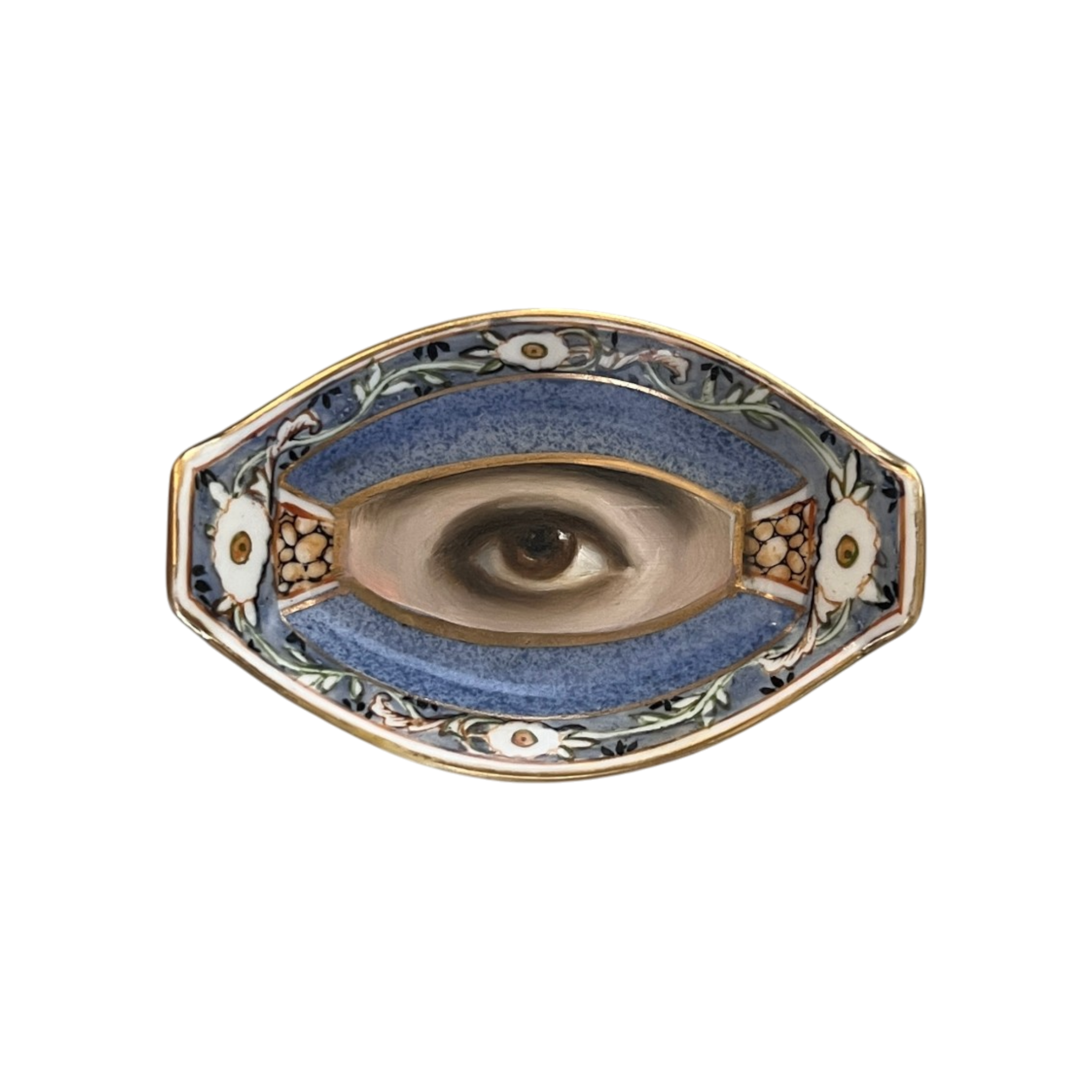 No. 3619 Miniature Lover's Eye Art Deco Plate