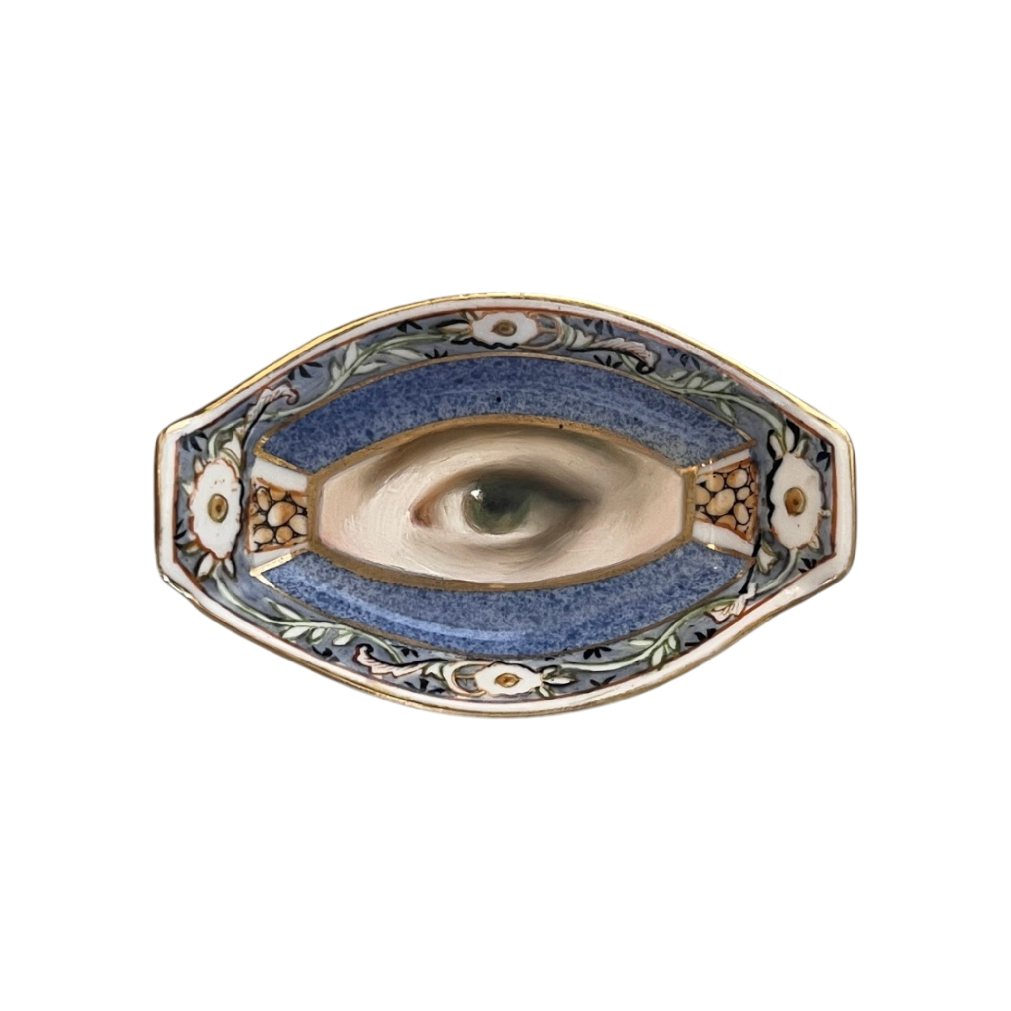 No. 3617 Miniature Lover's Eye Art Deco Plate