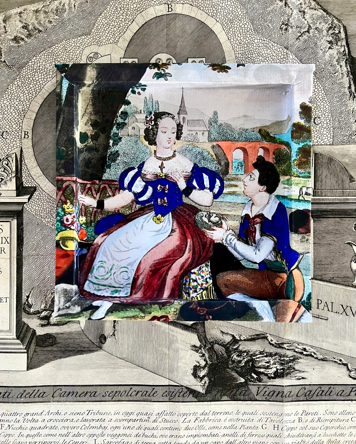 Frame No. 6 - Estelle et Nemorin 2 (8" for plates 4.25"-6")