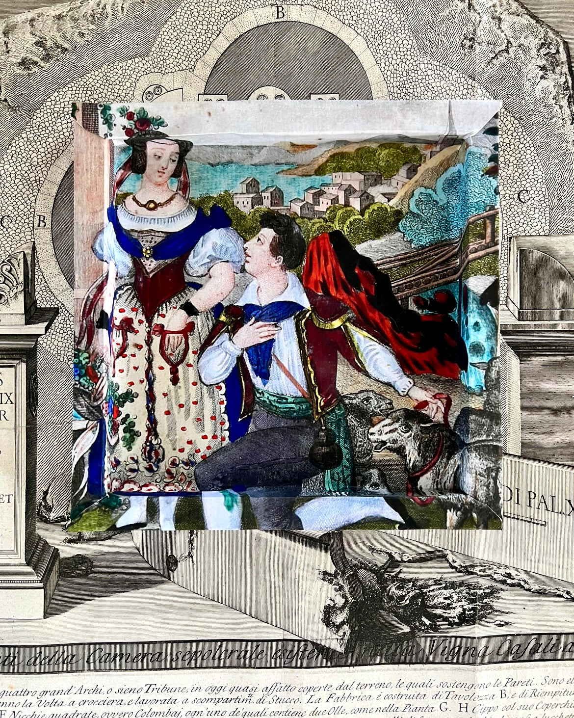 Frame No. 5 - Estelle et Nemorin 1 (8" for plates 4.25"-6")