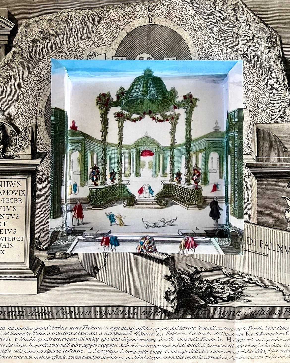 Frame No. 2 - Jardin du Roy de Dannemarck (8" for plates 4.25"-6")