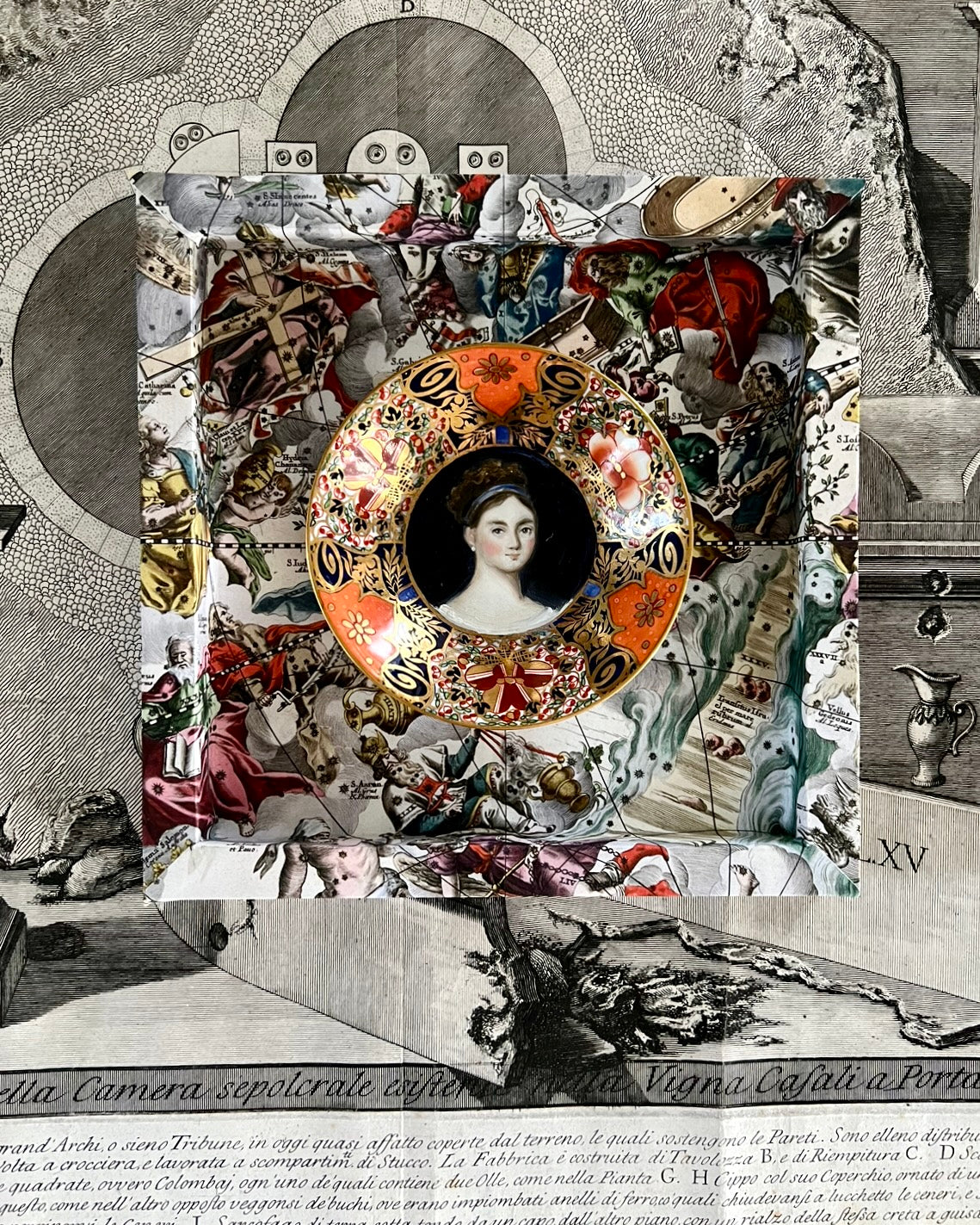 Frame No. 7 - Cellarius's Harmonia Macrocosmica (10” for plates 6.25” to 8”)
