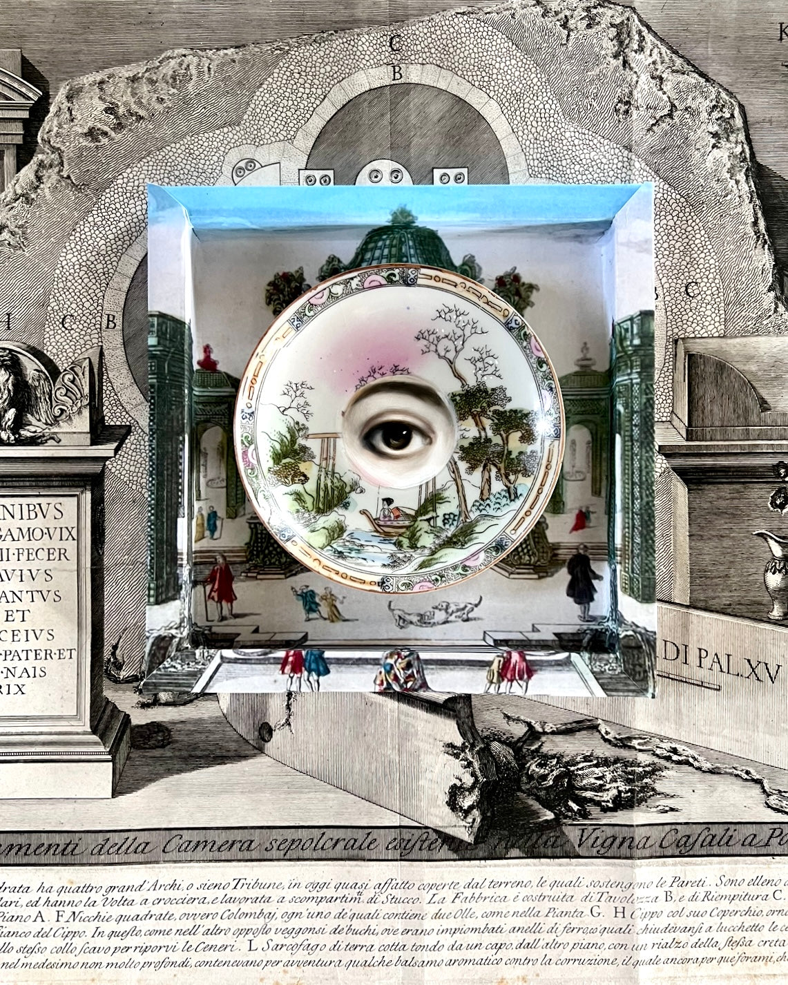 Frame No. 2 - Jardin du Roy de Dannemarck (8" for plates 4.25"-6")