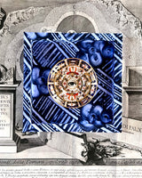 Frame No. 10 - Dominoterie Sgraffito Bleu (8" for plates 4.25"-6")