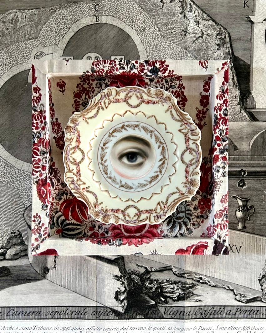 Frame No. 8 - Chintz Indien (8" for plates 4.25"-6")