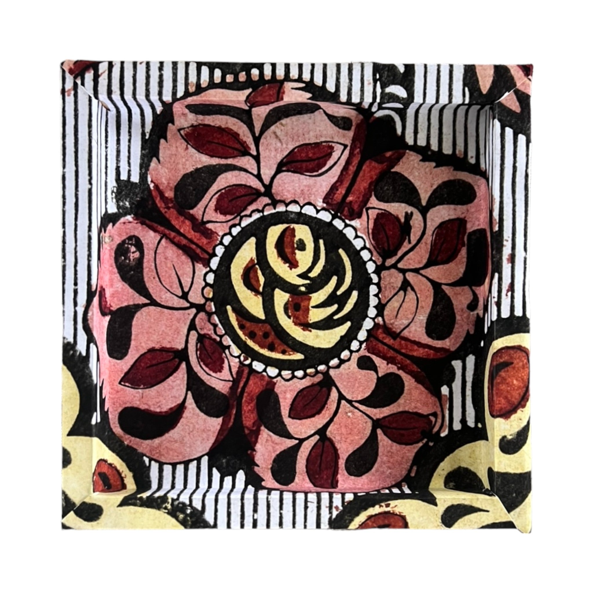 Frame No. 11 - Dominoterie Fleur Rose (8" for plates 4.25"-6")