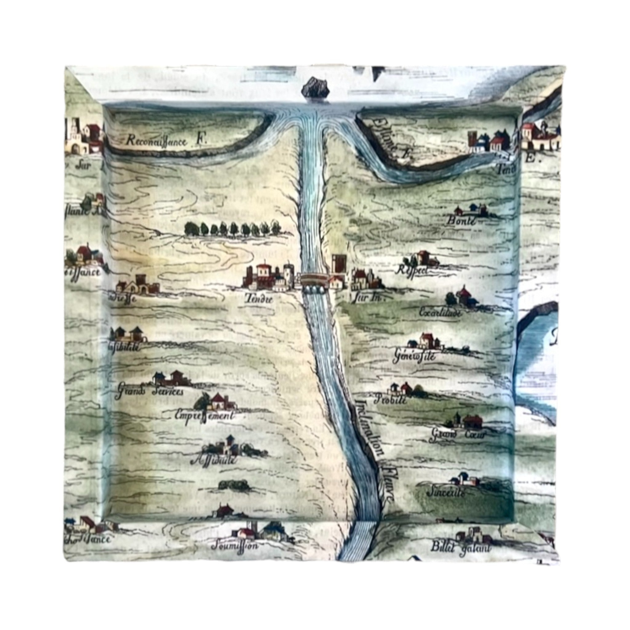 Frame No. 13 - Carte de Tendre (8" for plates 4.25"-6")