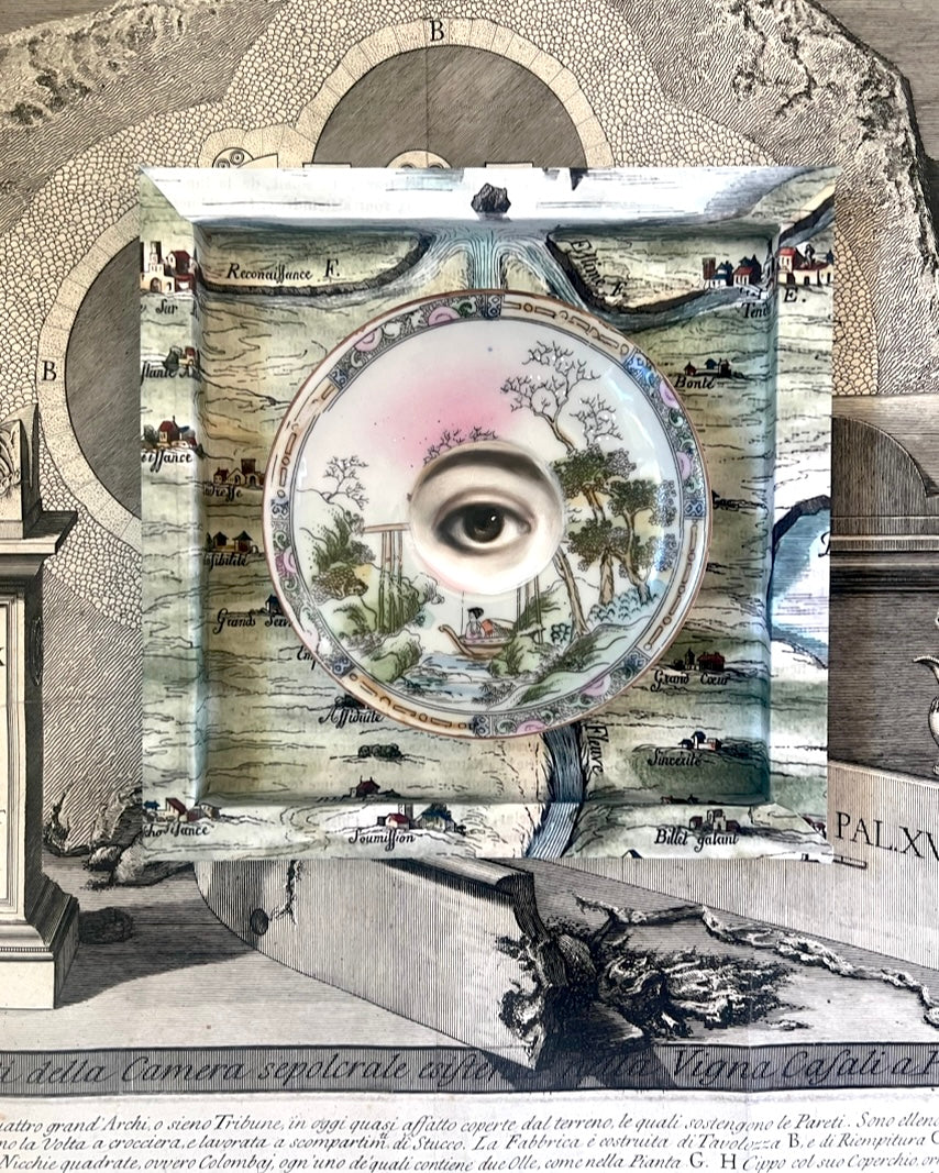 Frame No. 13 - Carte de Tendre (8" for plates 4.25"-6")