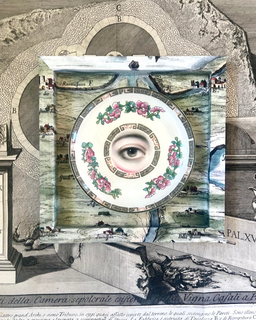 Frame No. 13 - Carte de Tendre (8" for plates 4.25"-6")