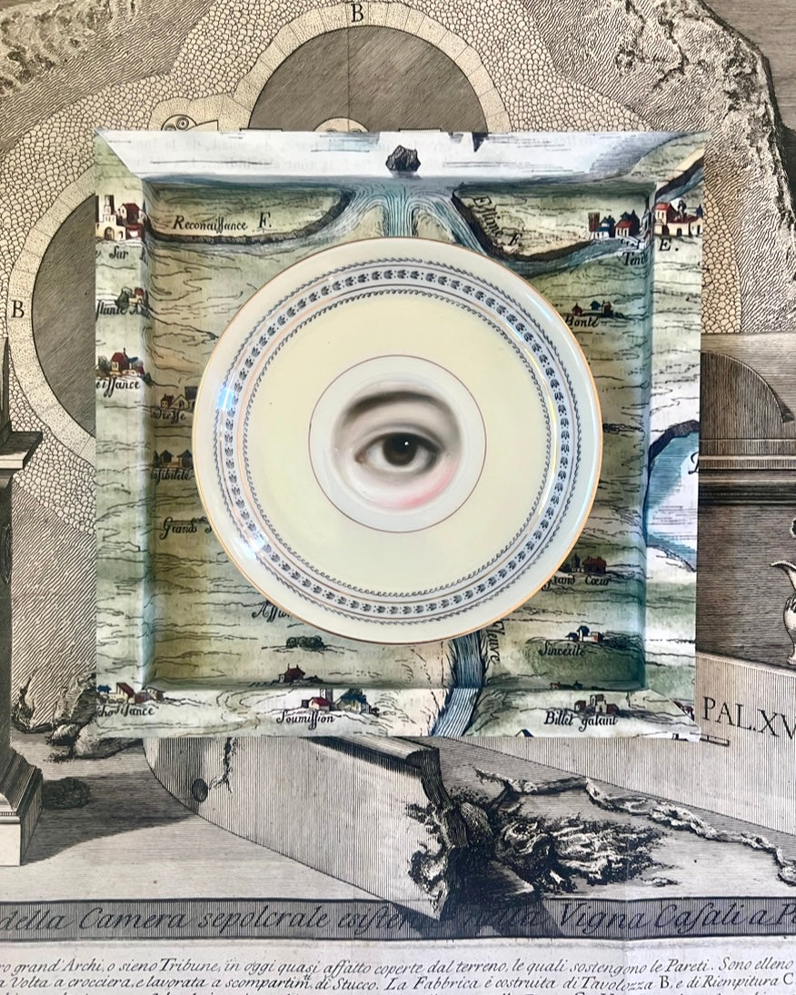 Frame No. 13 - Carte de Tendre (8" for plates 4.25"-6")