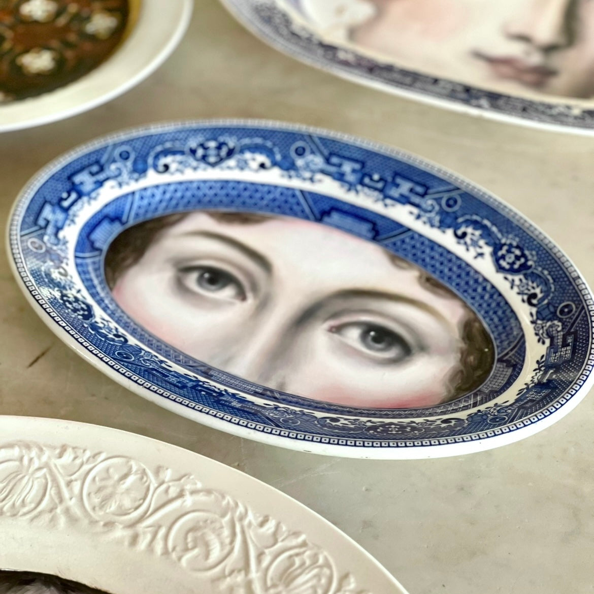 No. 2745 "Emeline Knew All the Best Secrets" Portrait Platter